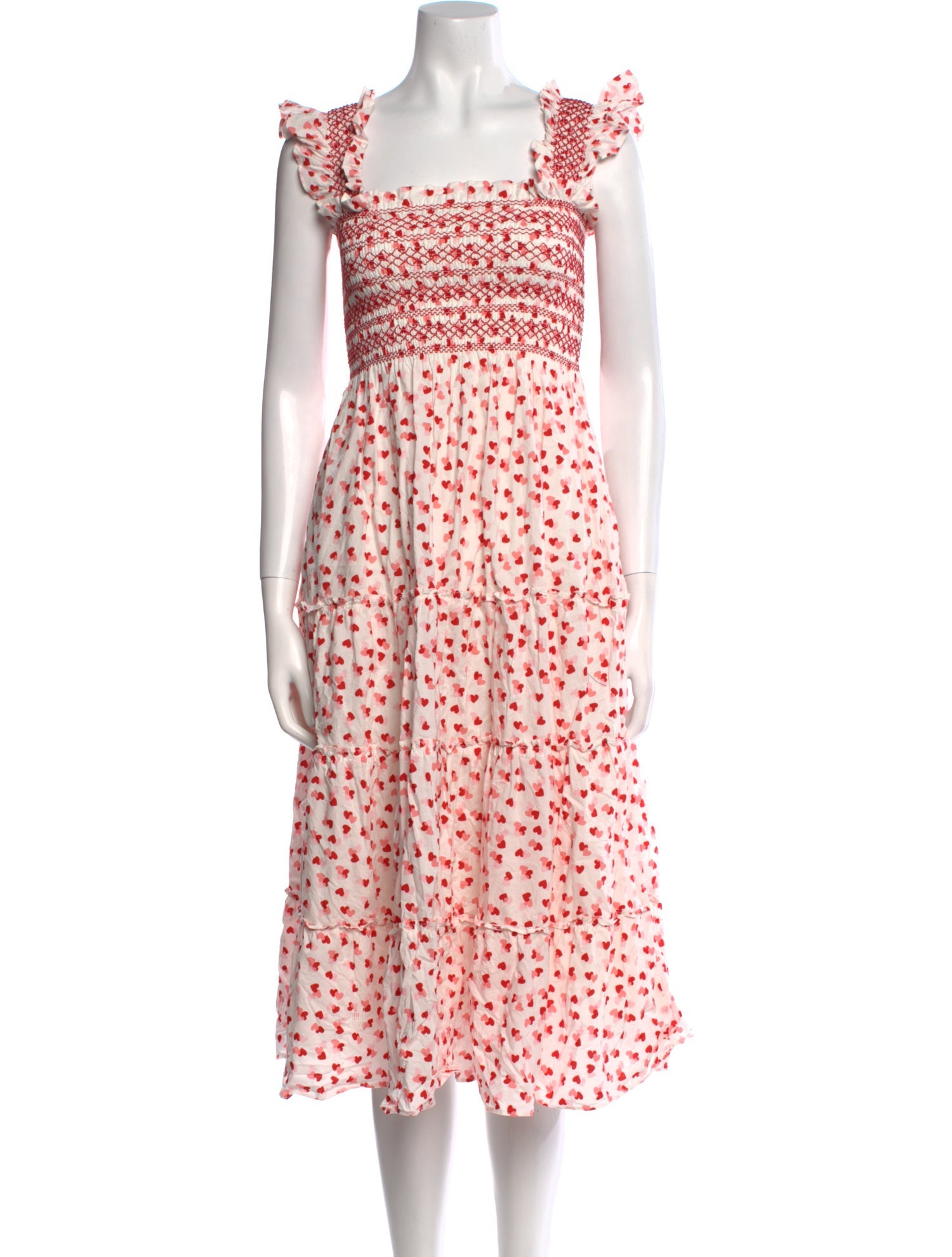 Hill House Home Printed Midi Length Dress