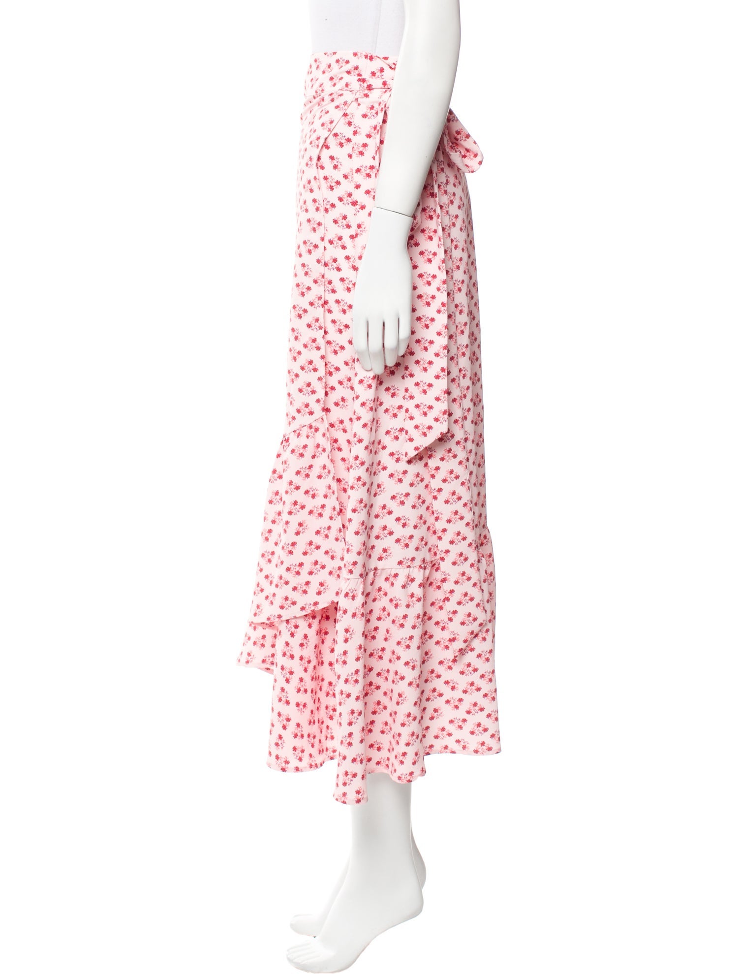 Hill House Home Floral Print Midi Length Skirt