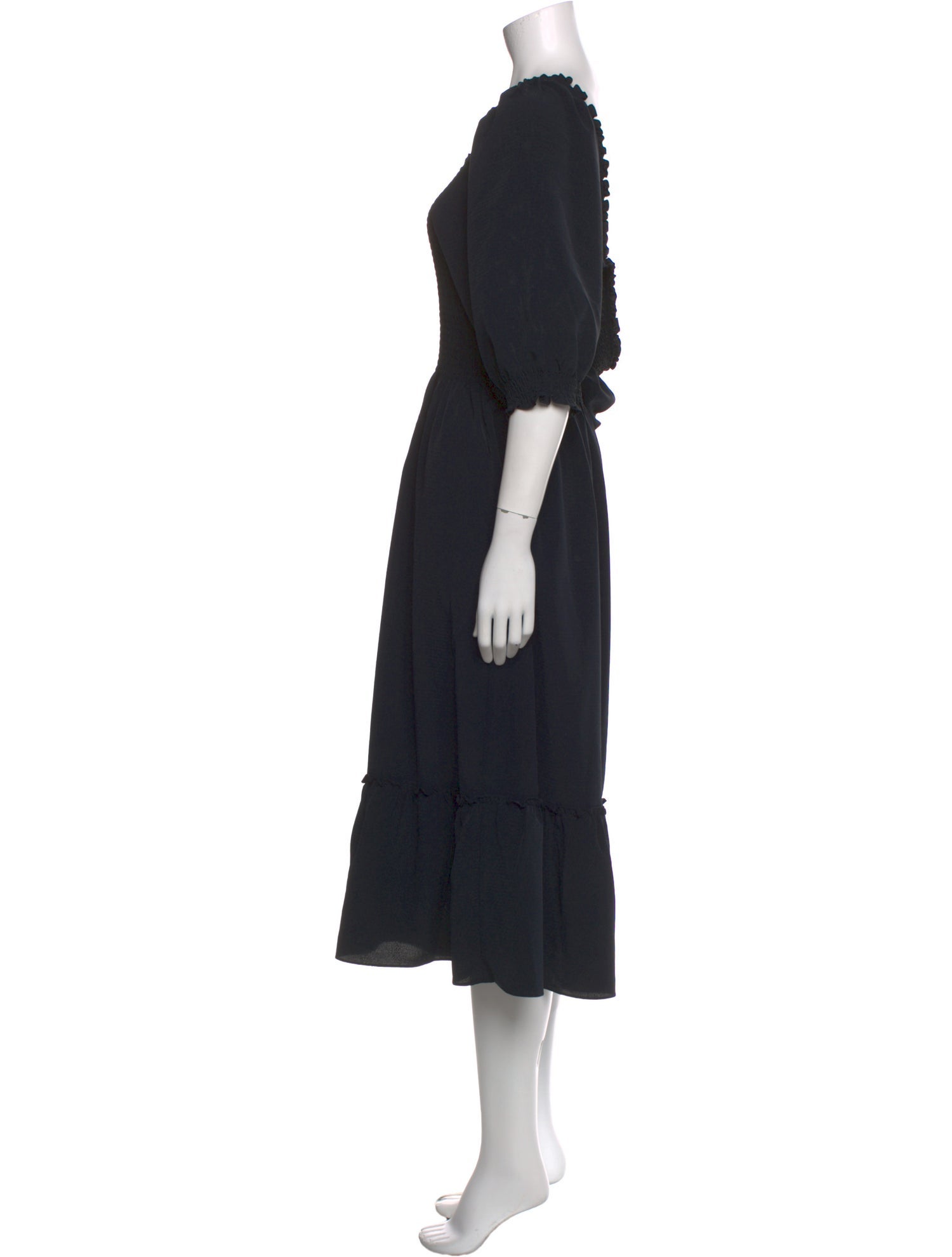 Hill House Home Scoop Neck Midi Length Dress