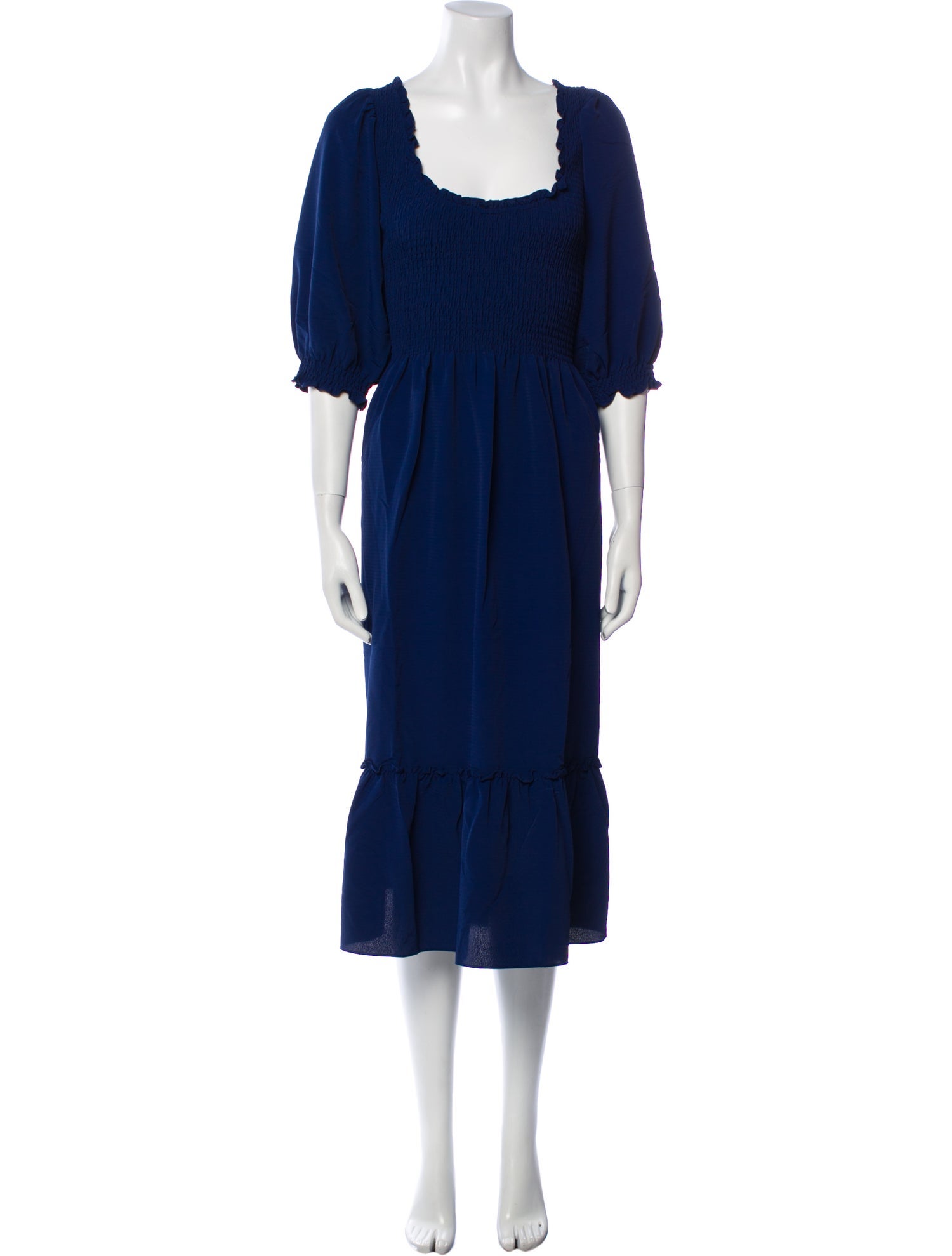 Hill House Home Floral Print Midi Length Dress