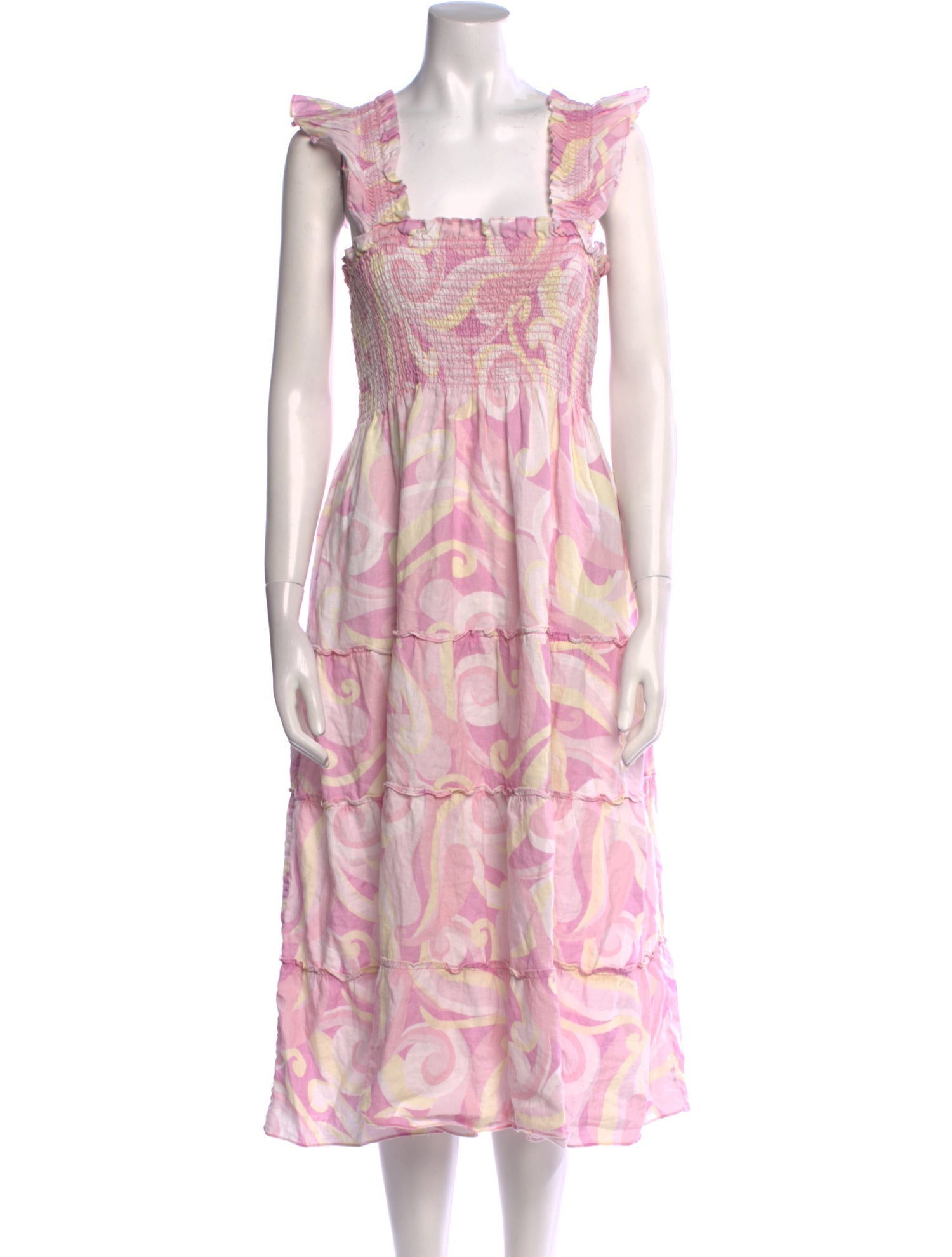 Hill House Home Linen Midi Length Dress