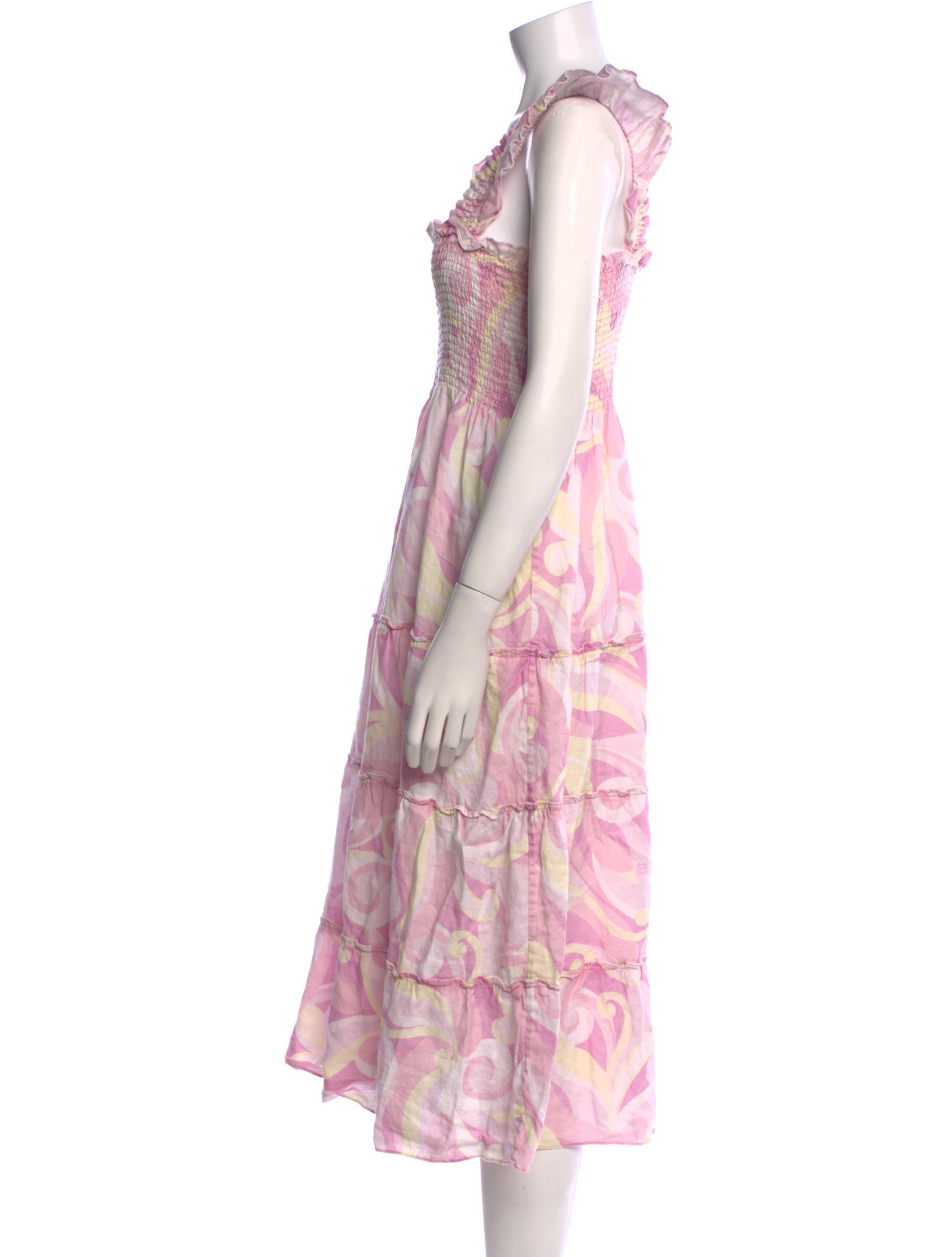 Hill House Home Linen Midi Length Dress