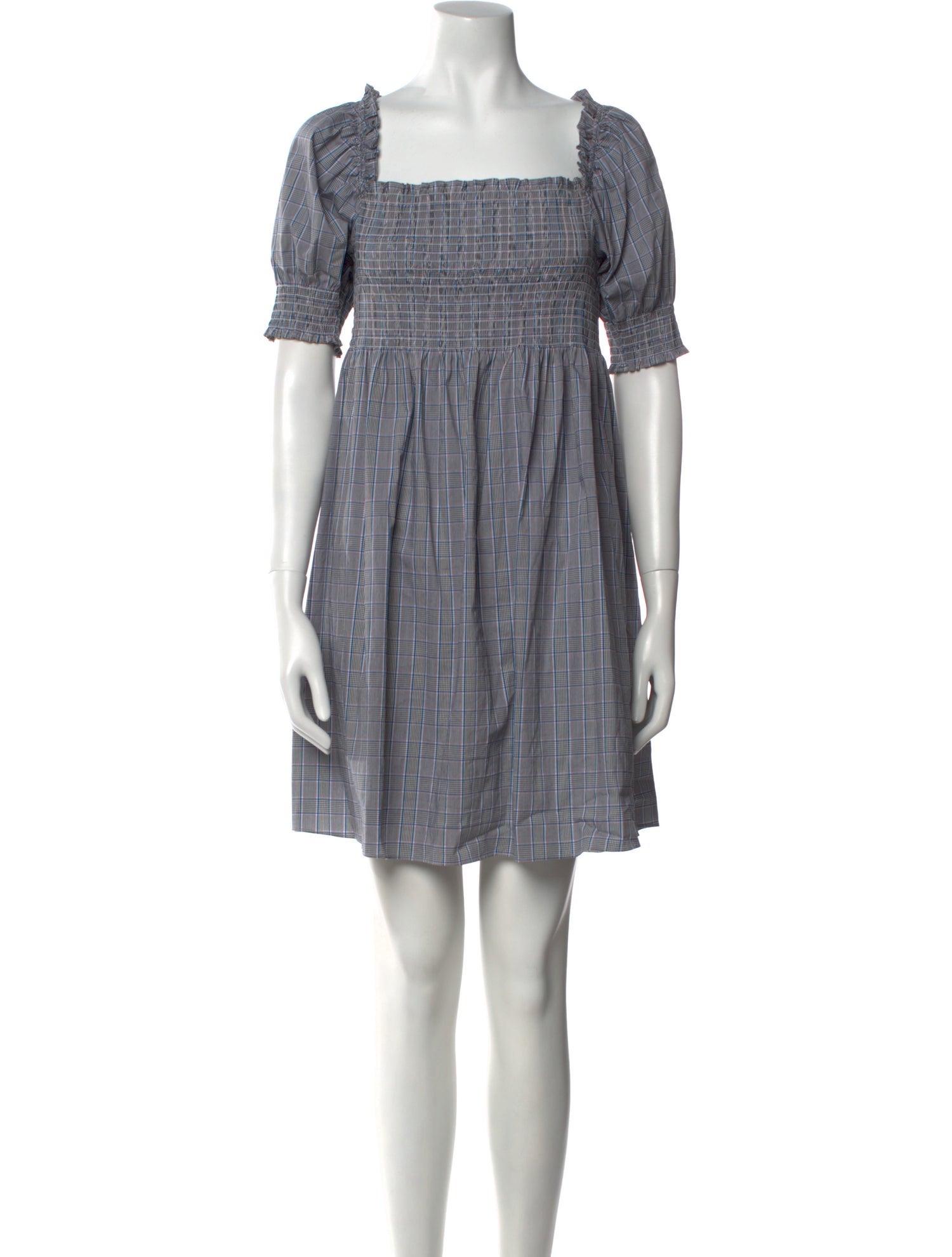 Hill House Home Plaid Print Mini Dress