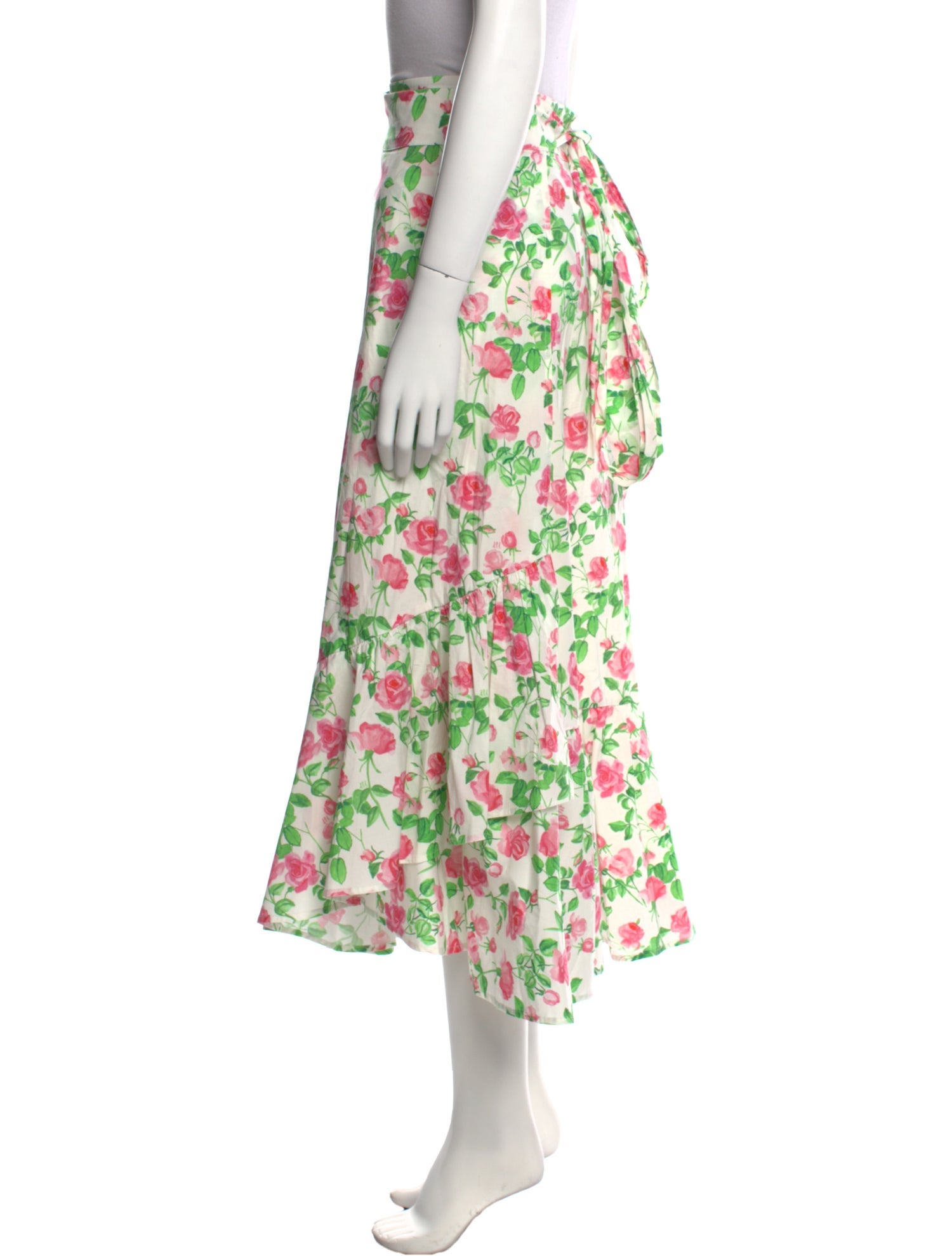 Hill House Home Floral Print Midi Length Skirt