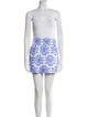 Hill House Home Printed Ruffle Embellishment Short Set