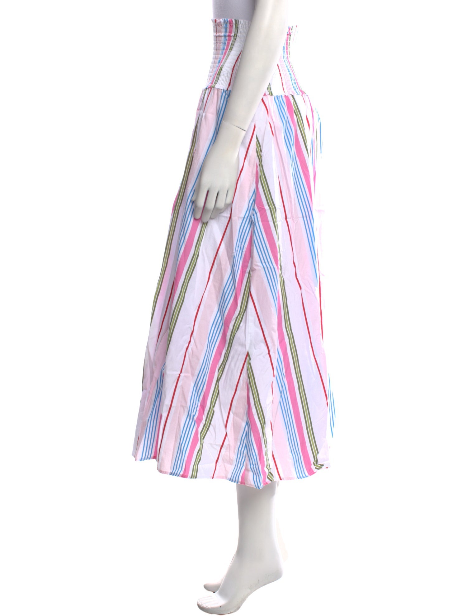 Hill House Home Striped Midi Length Skirt