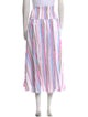 Hill House Home Striped Midi Length Skirt