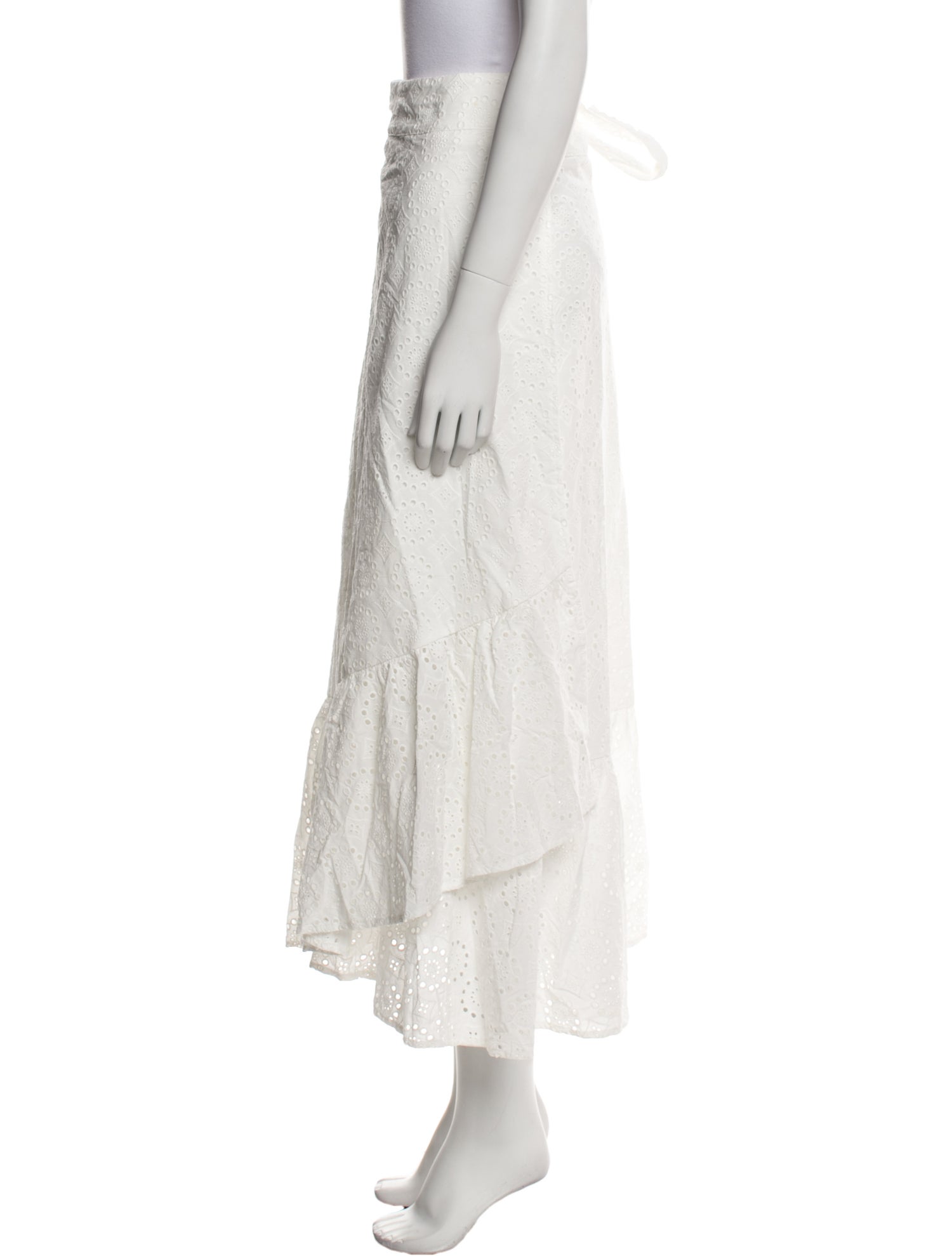 Hill House Home Eyelet Midi Length Skirt