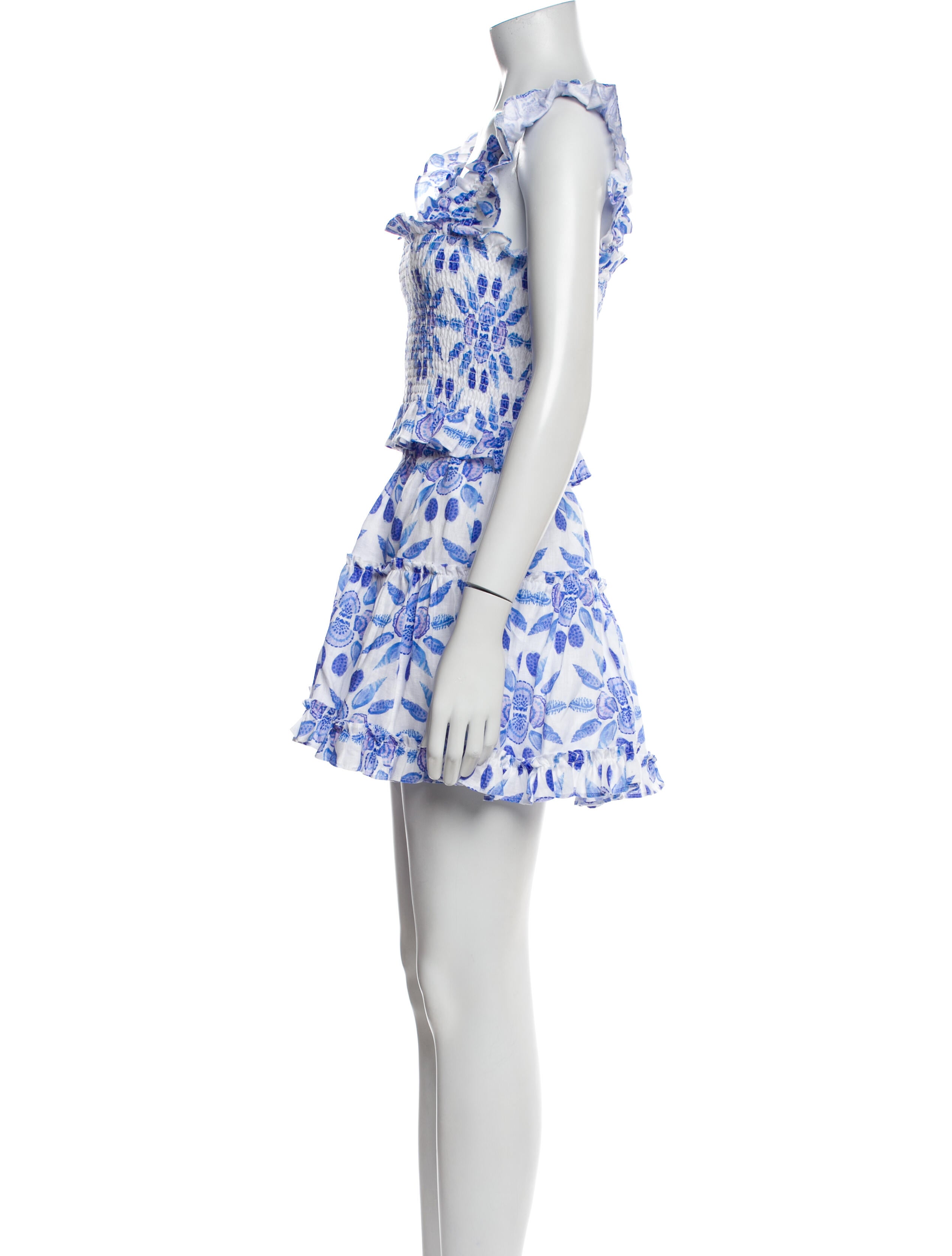 Hill House Home Linen Printed Skirt Set