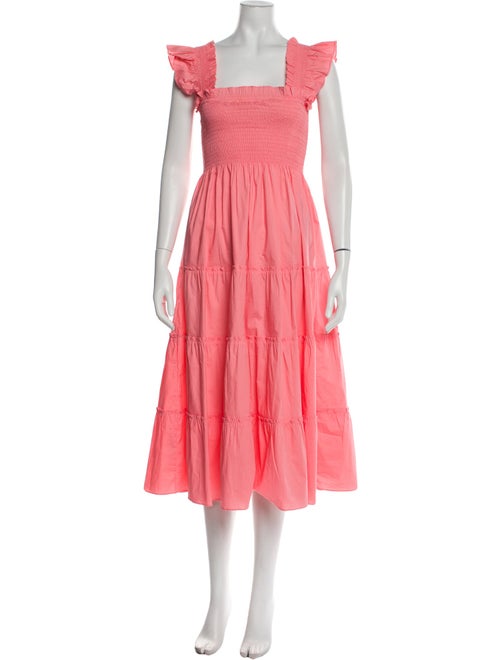 Hill House Home Square Neckline Midi Length Dress