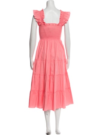 Hill House Home Square Neckline Midi Length Dress