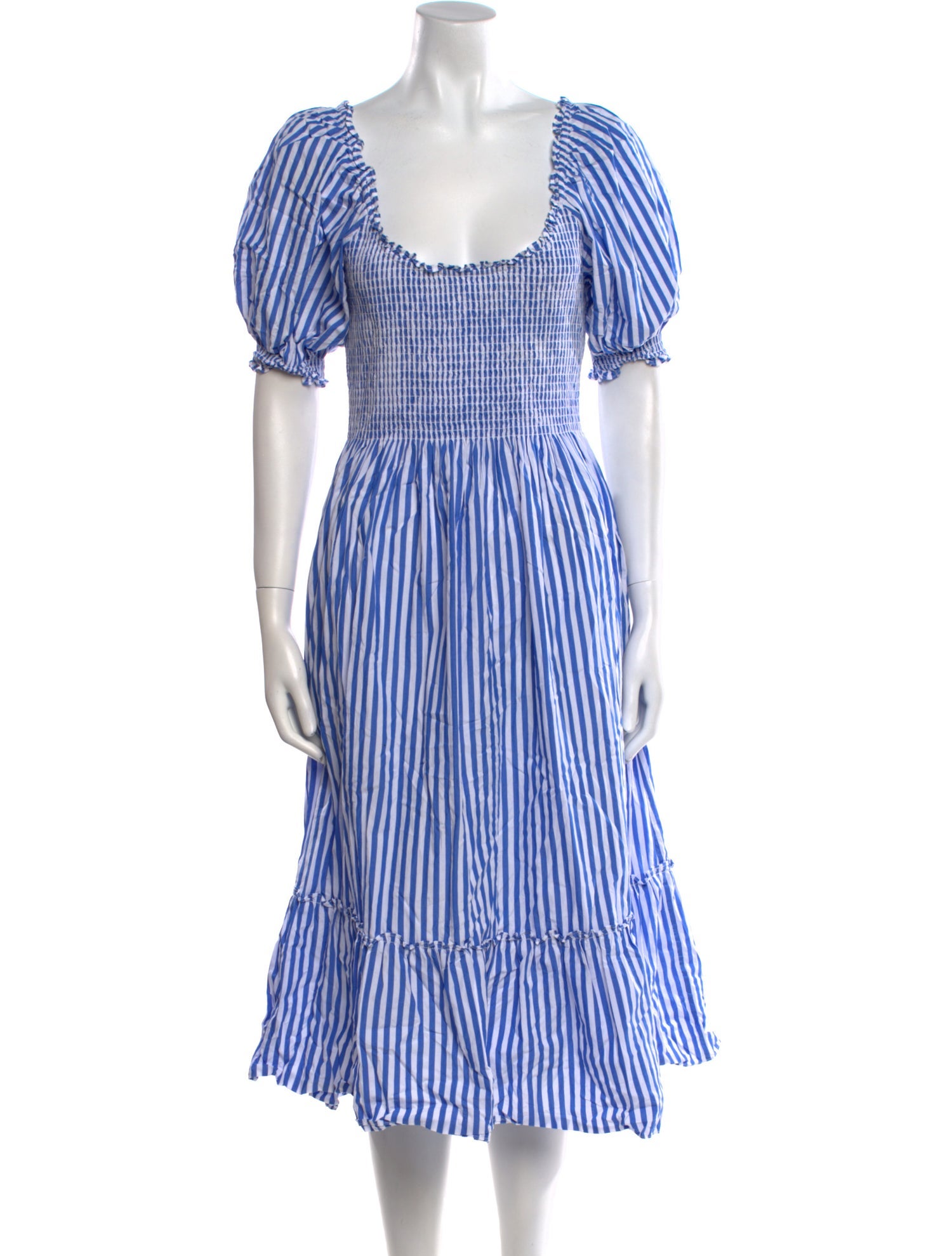 Hill House Home Striped Midi Length Dress