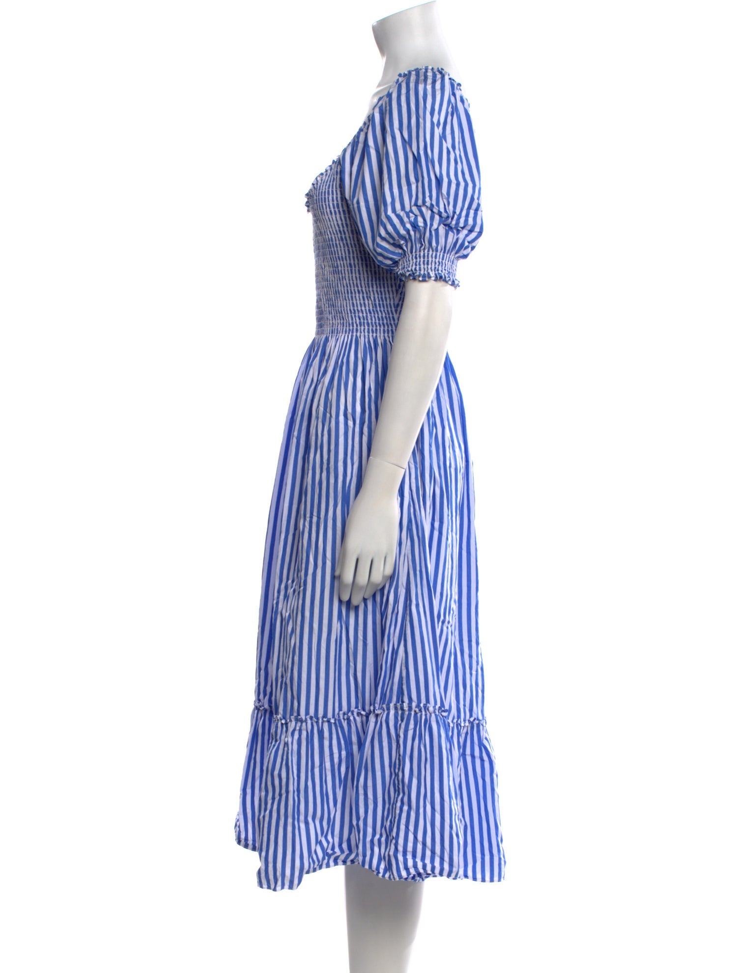 Hill House Home Striped Midi Length Dress