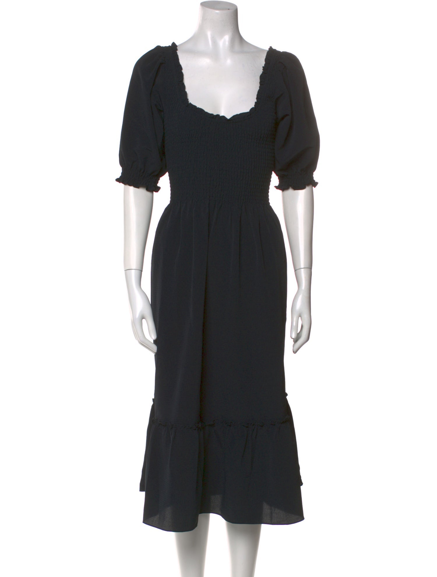 Hill House Home Square Neckline Midi Length Dress