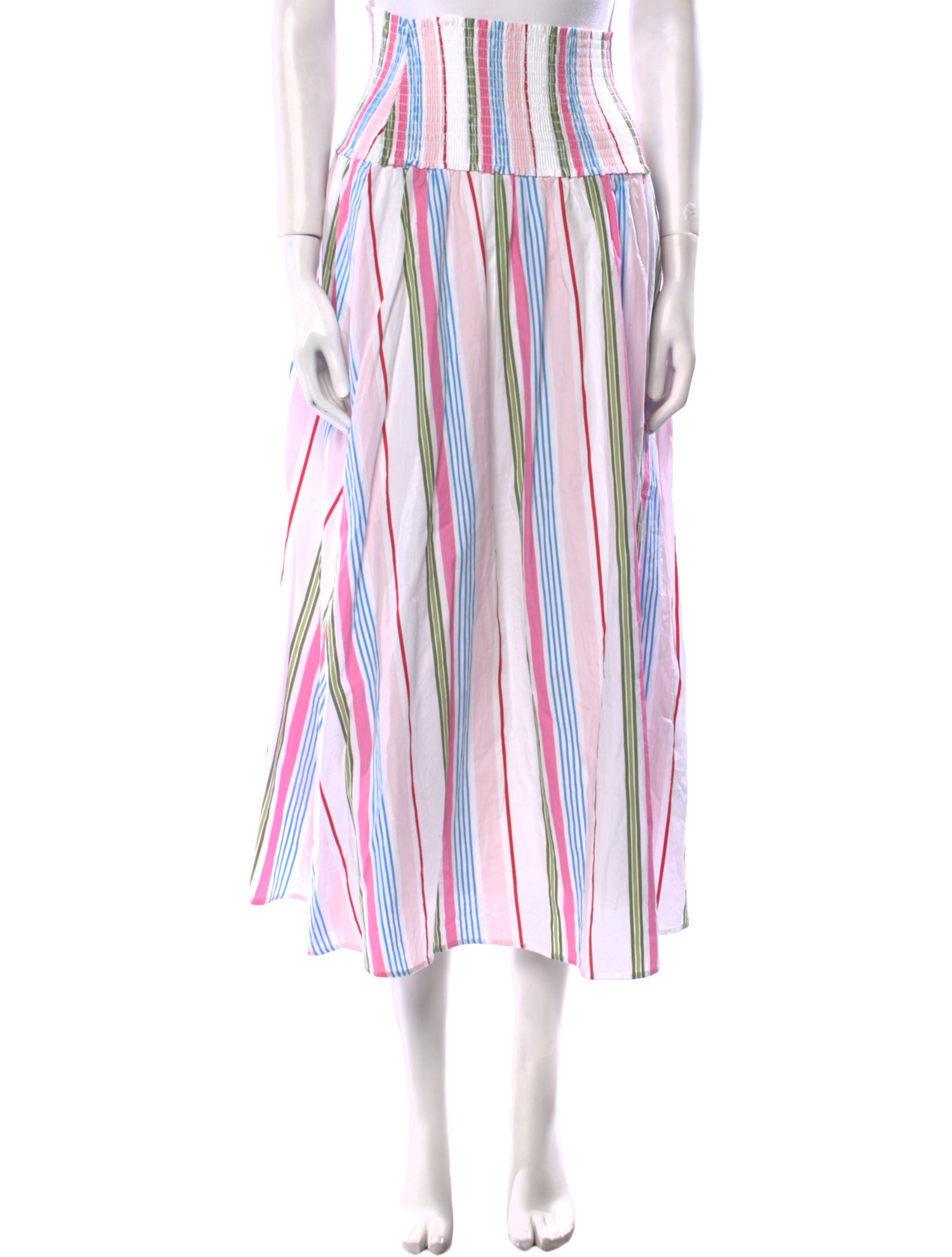 Hill House Home Striped Midi Length Skirt