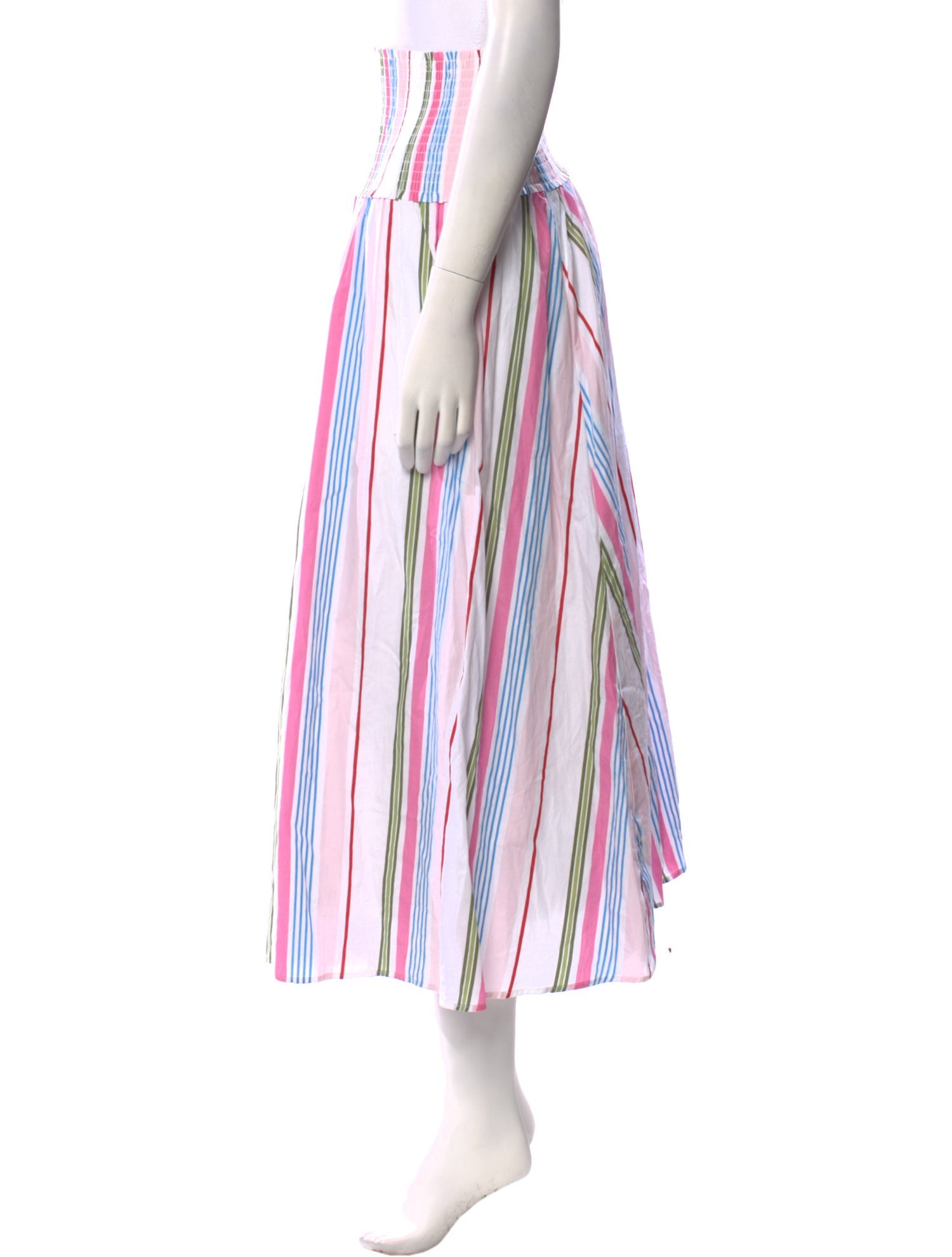 Hill House Home Striped Midi Length Skirt