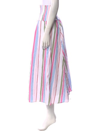 Hill House Home Striped Midi Length Skirt