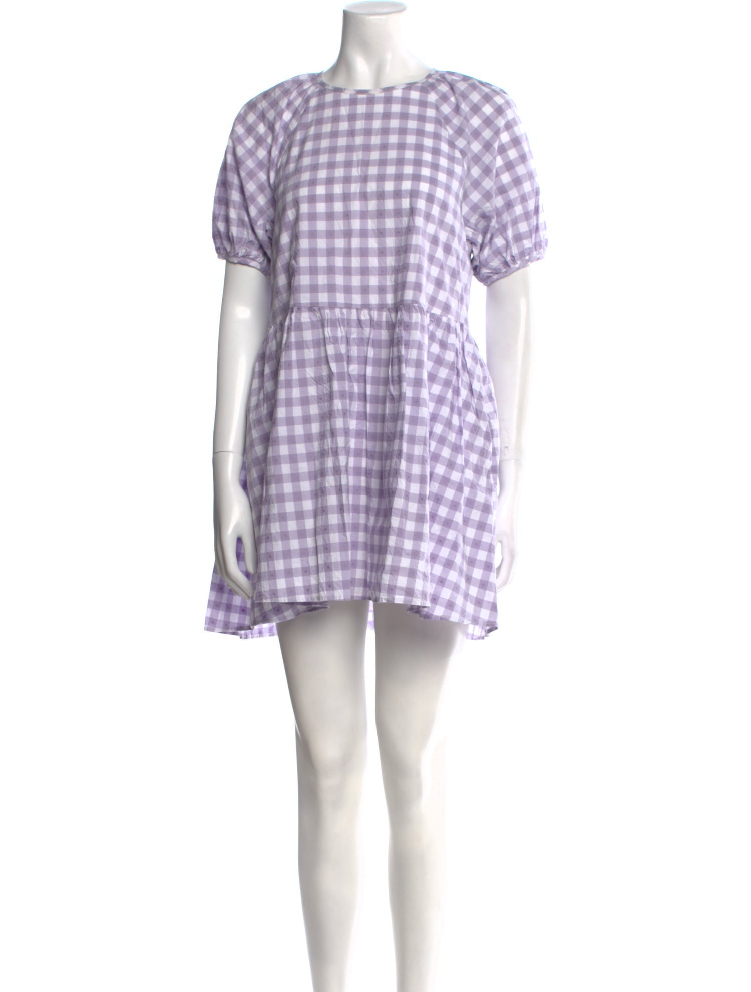 Hill House Home Plaid Print Mini Dress