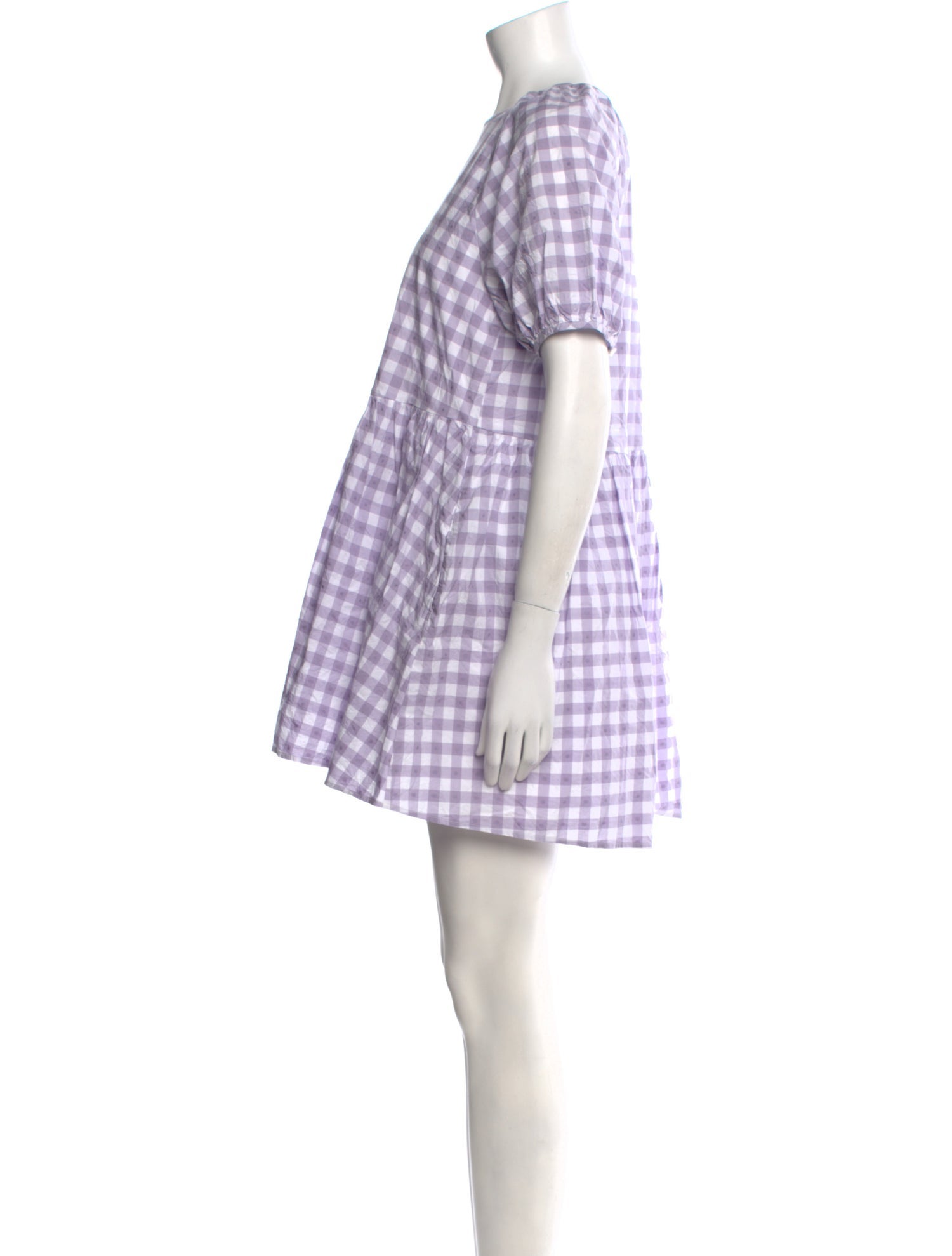 Hill House Home Plaid Print Mini Dress