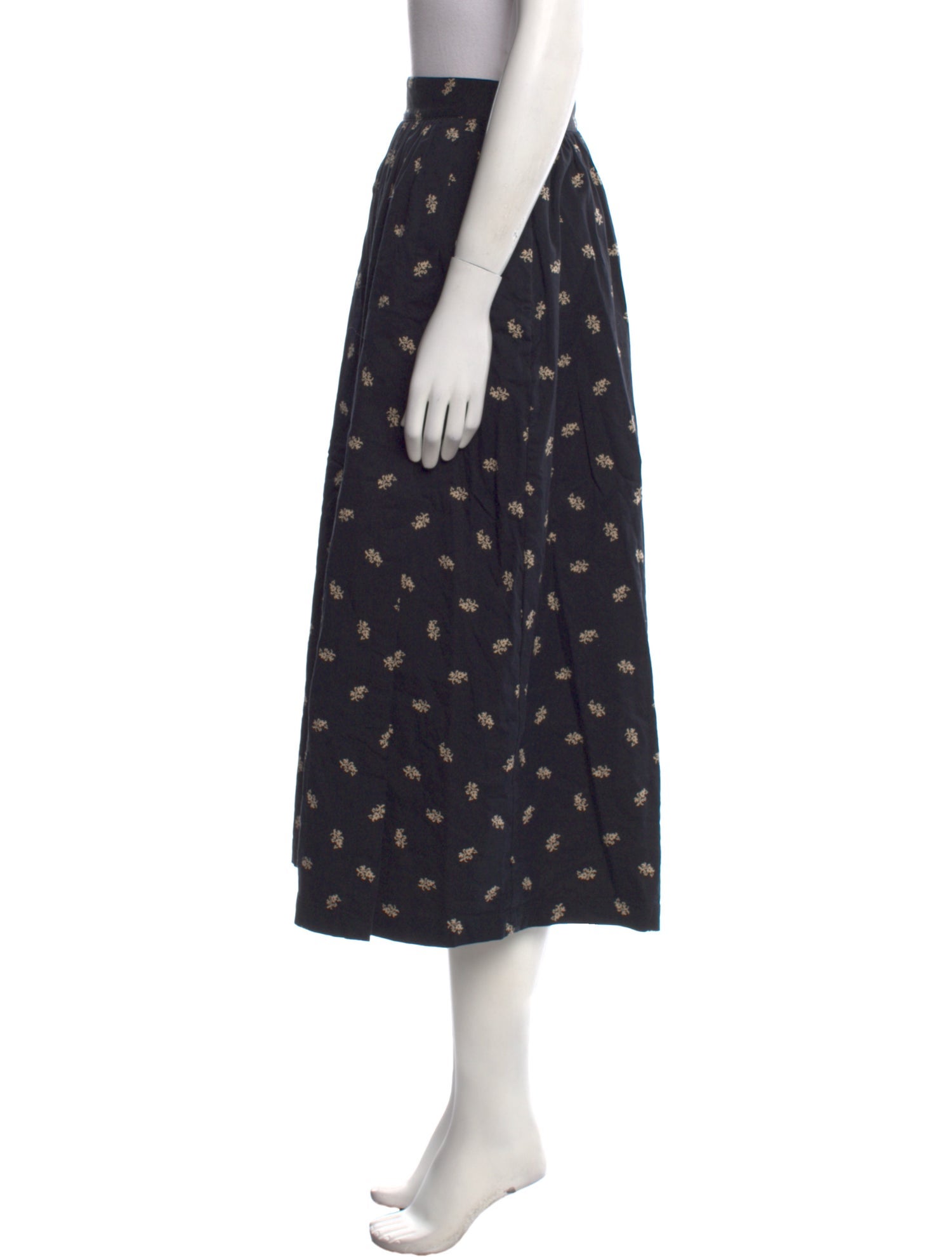 Hill House Home Printed Midi Length Skirt