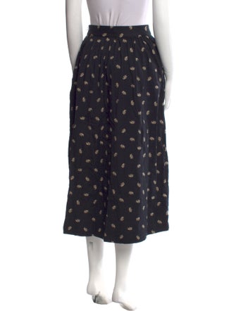 Hill House Home Printed Midi Length Skirt