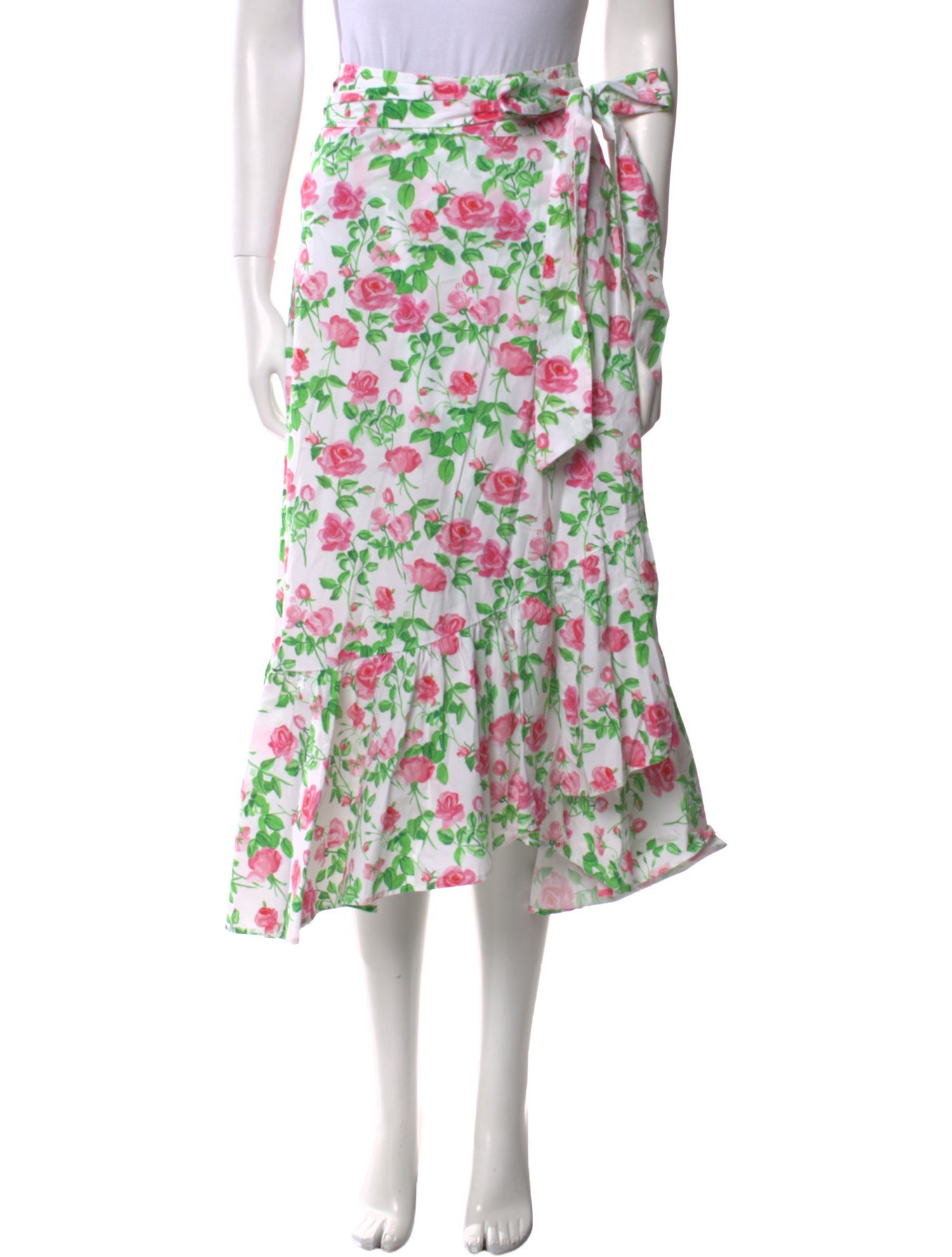 Hill House Home Floral Print Midi Length Skirt