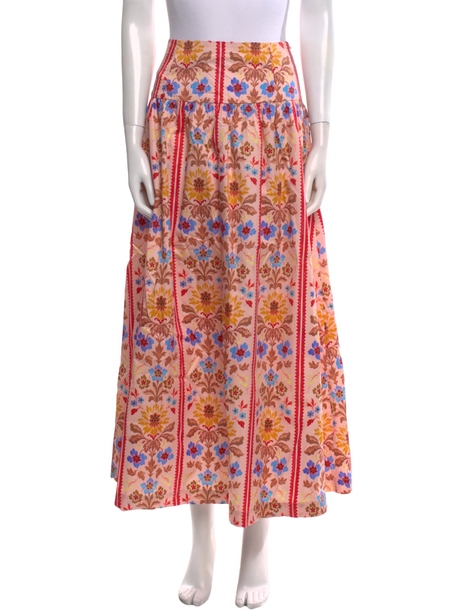 Hill House Home Floral Print Midi Length Skirt