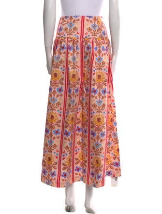 Hill House Home Floral Print Midi Length Skirt