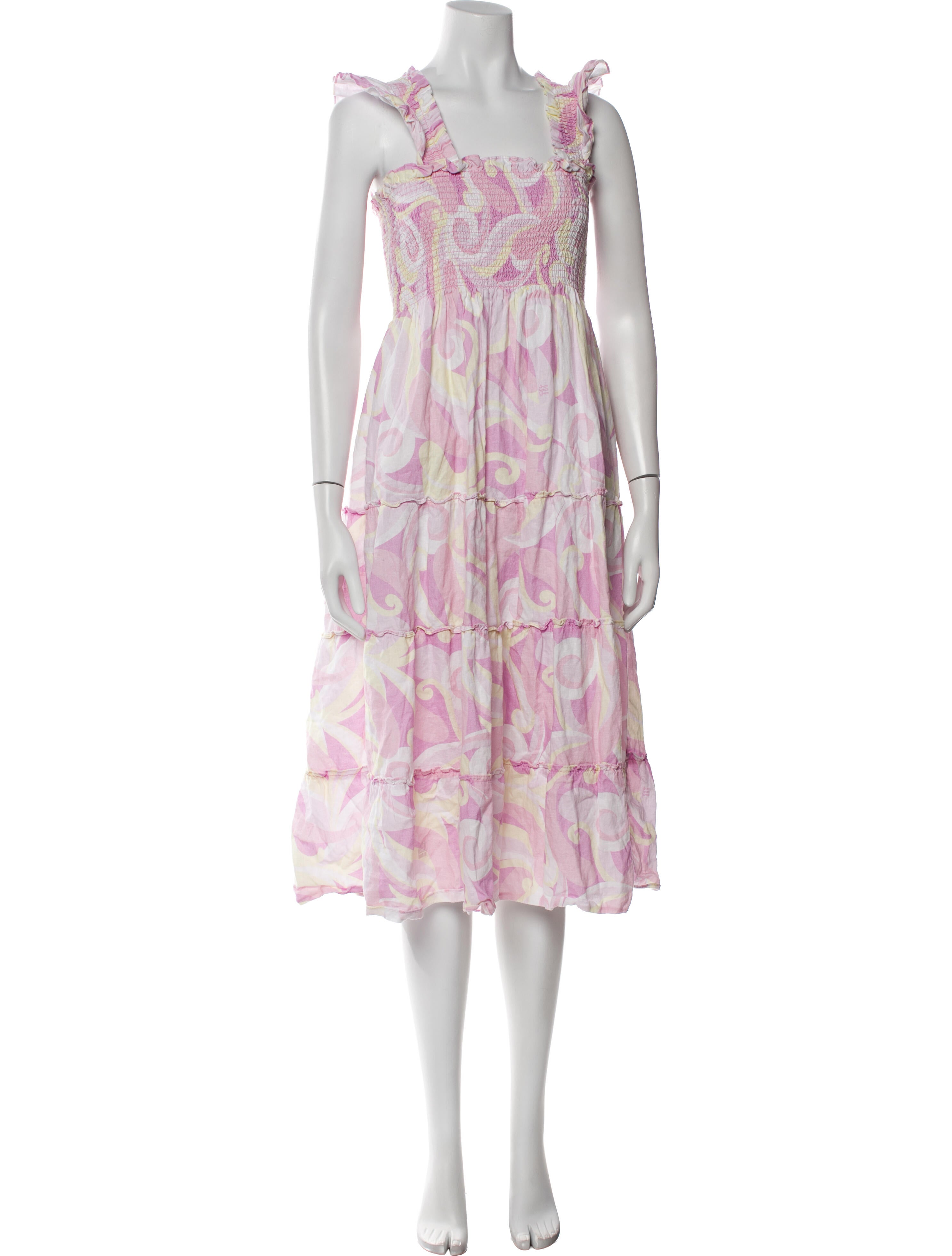 Hill House Home Linen Midi Length Dress