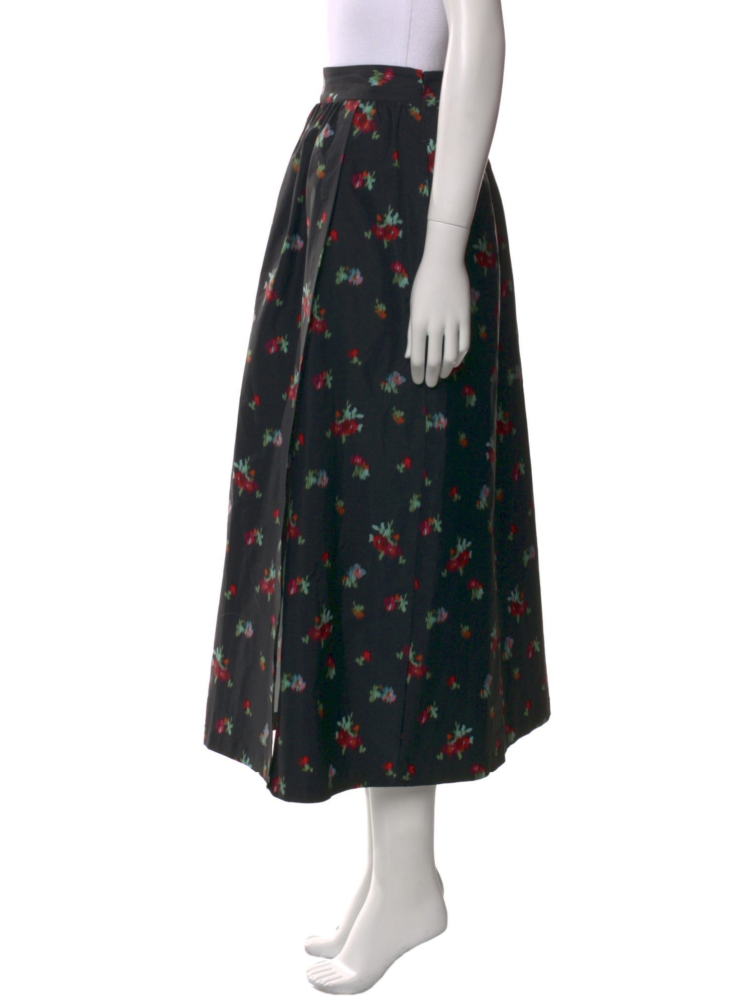 Hill House Home Floral Print Midi Length Skirt