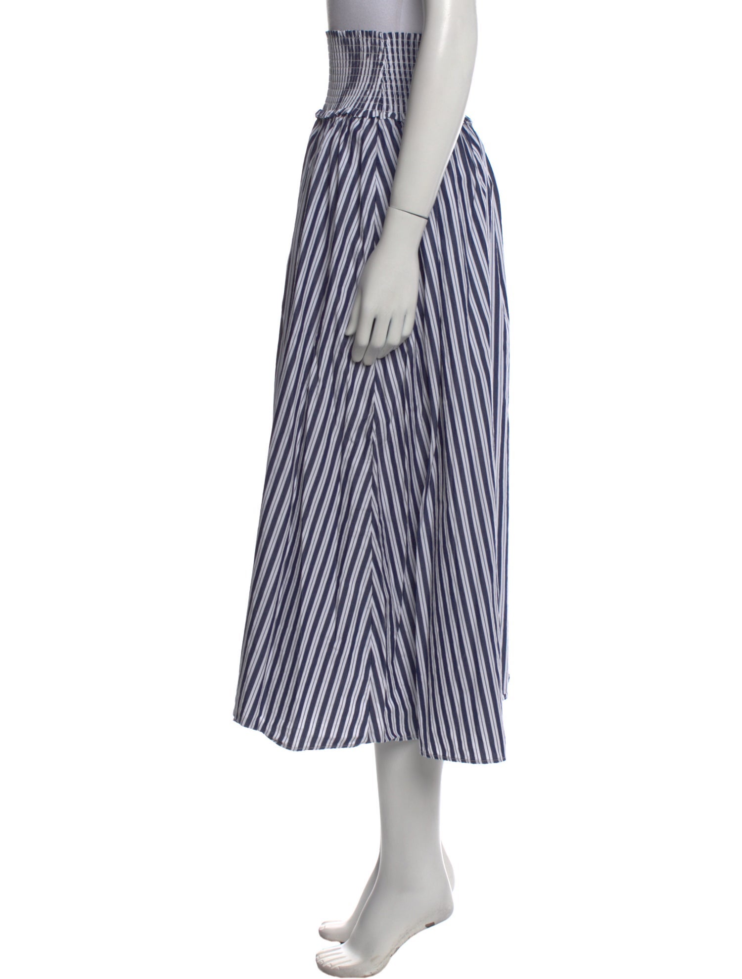 Hill House Home Striped Midi Length Skirt