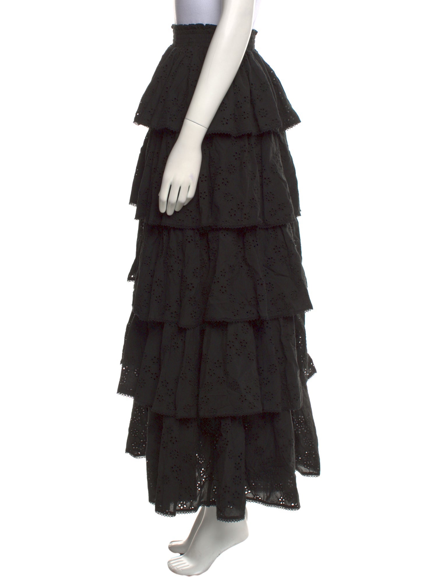 Hill House Home Lace Pattern Midi Length Skirt