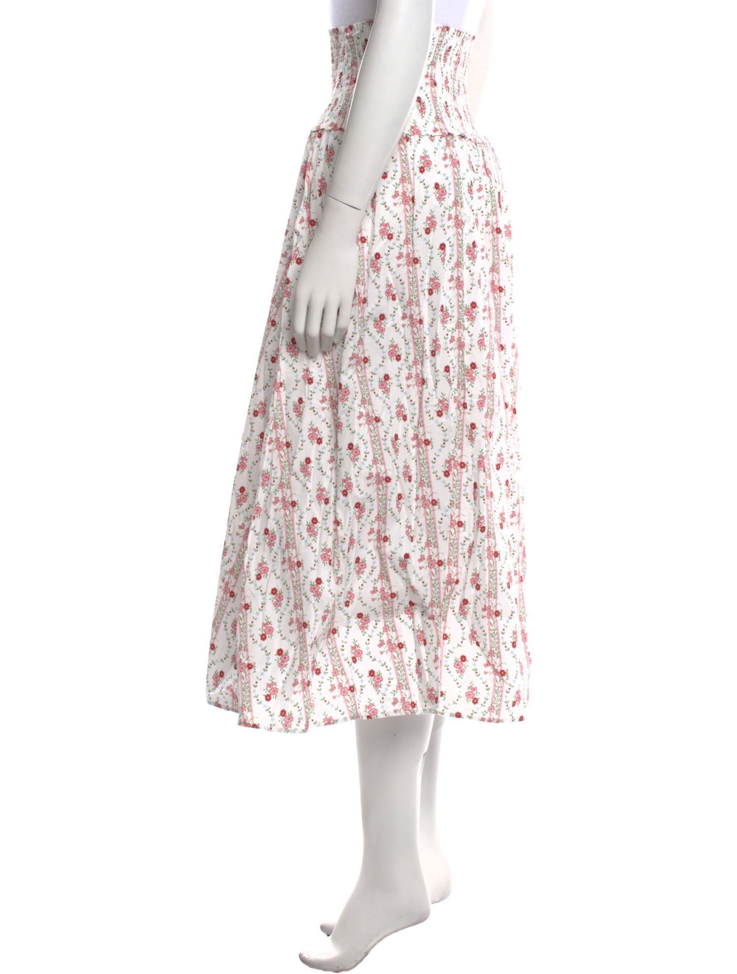 Hill House Home Floral Print Midi Length Skirt