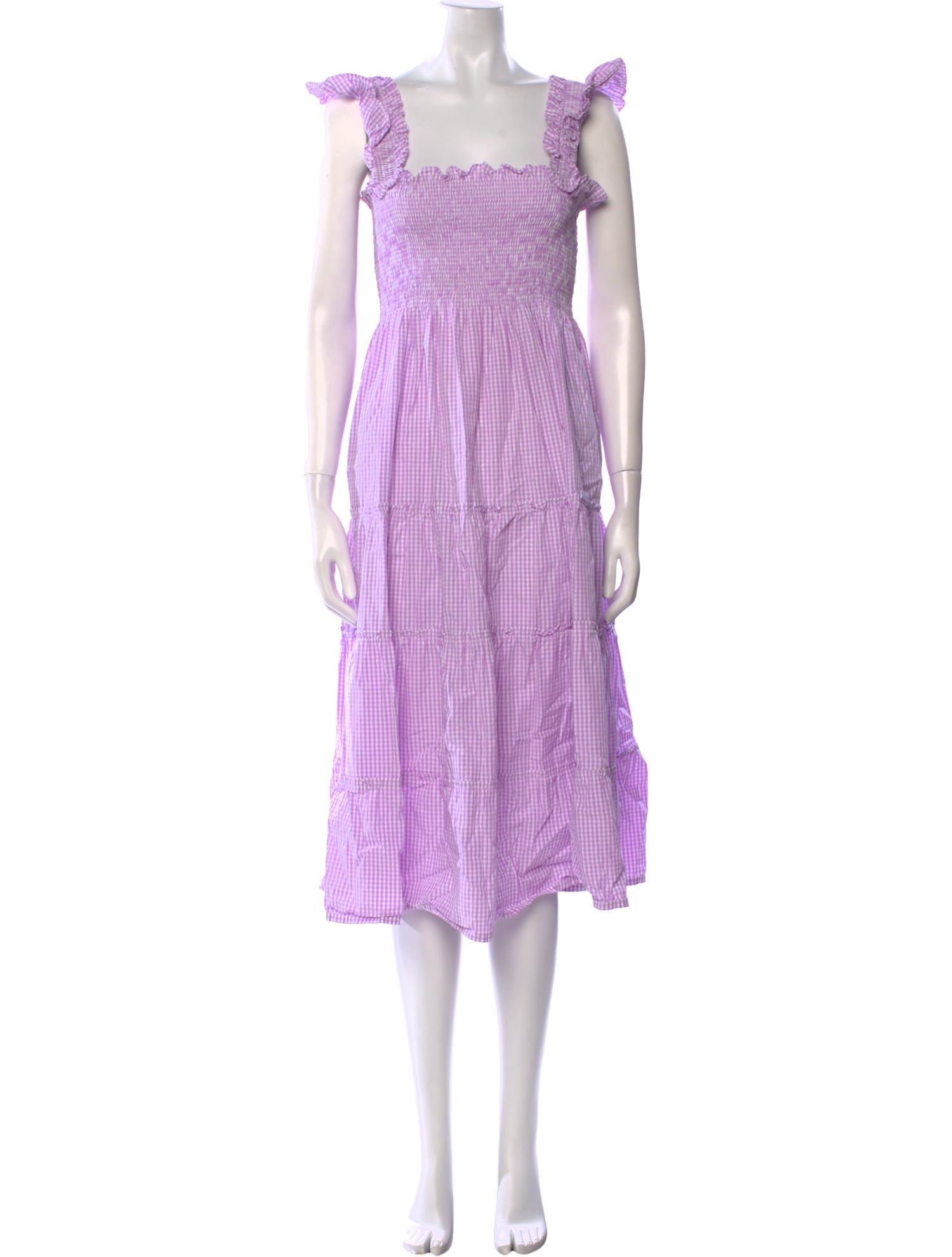 Hill House Home Striped Midi Length Dress