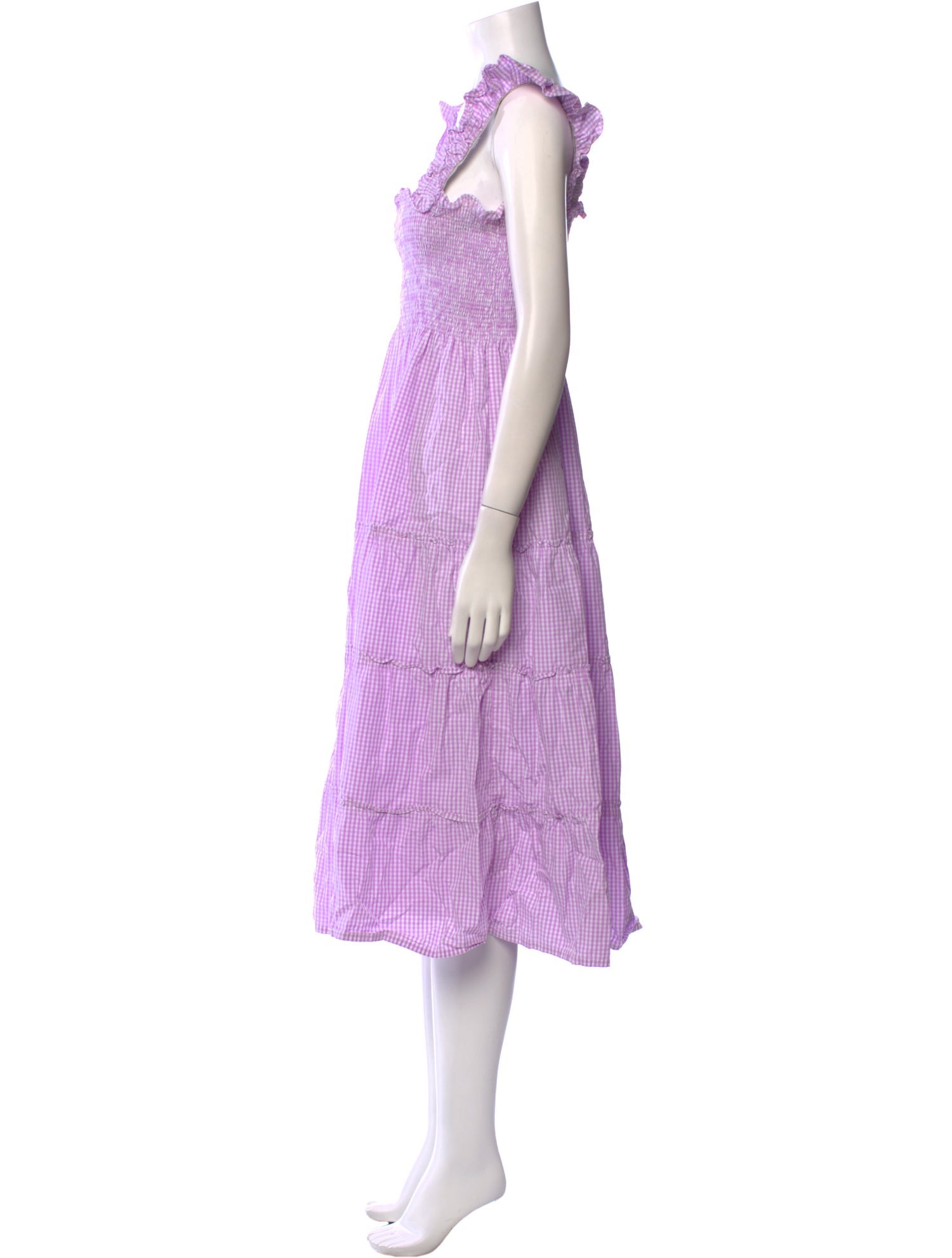 Hill House Home Striped Midi Length Dress