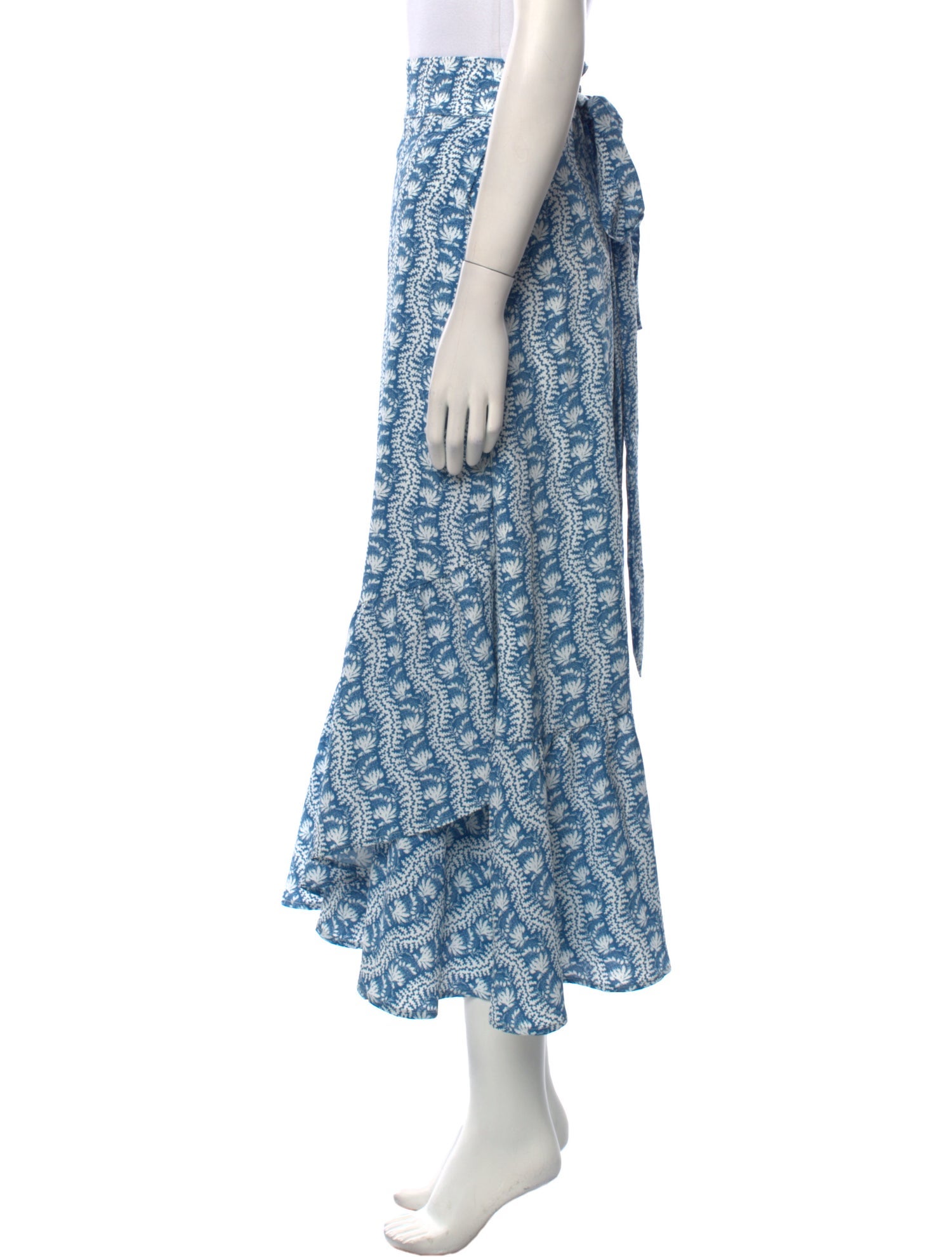 Hill House Home Floral Print Midi Length Skirt