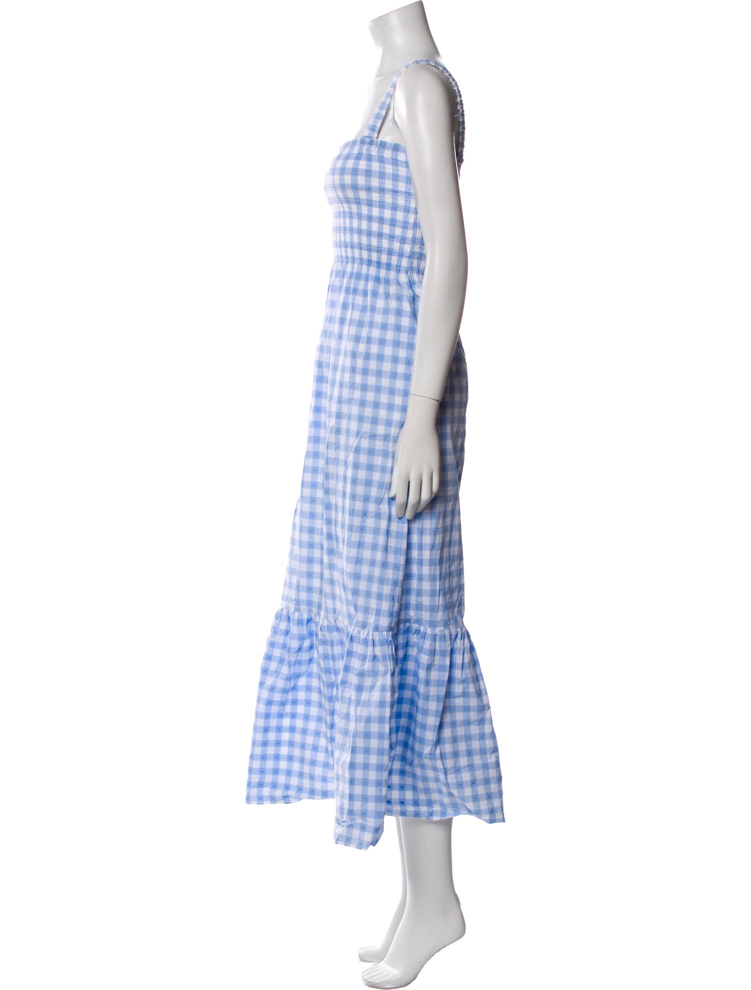 Hill House Home Plaid Print Long Dress