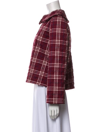 Hill House Home Plaid Print Jacket