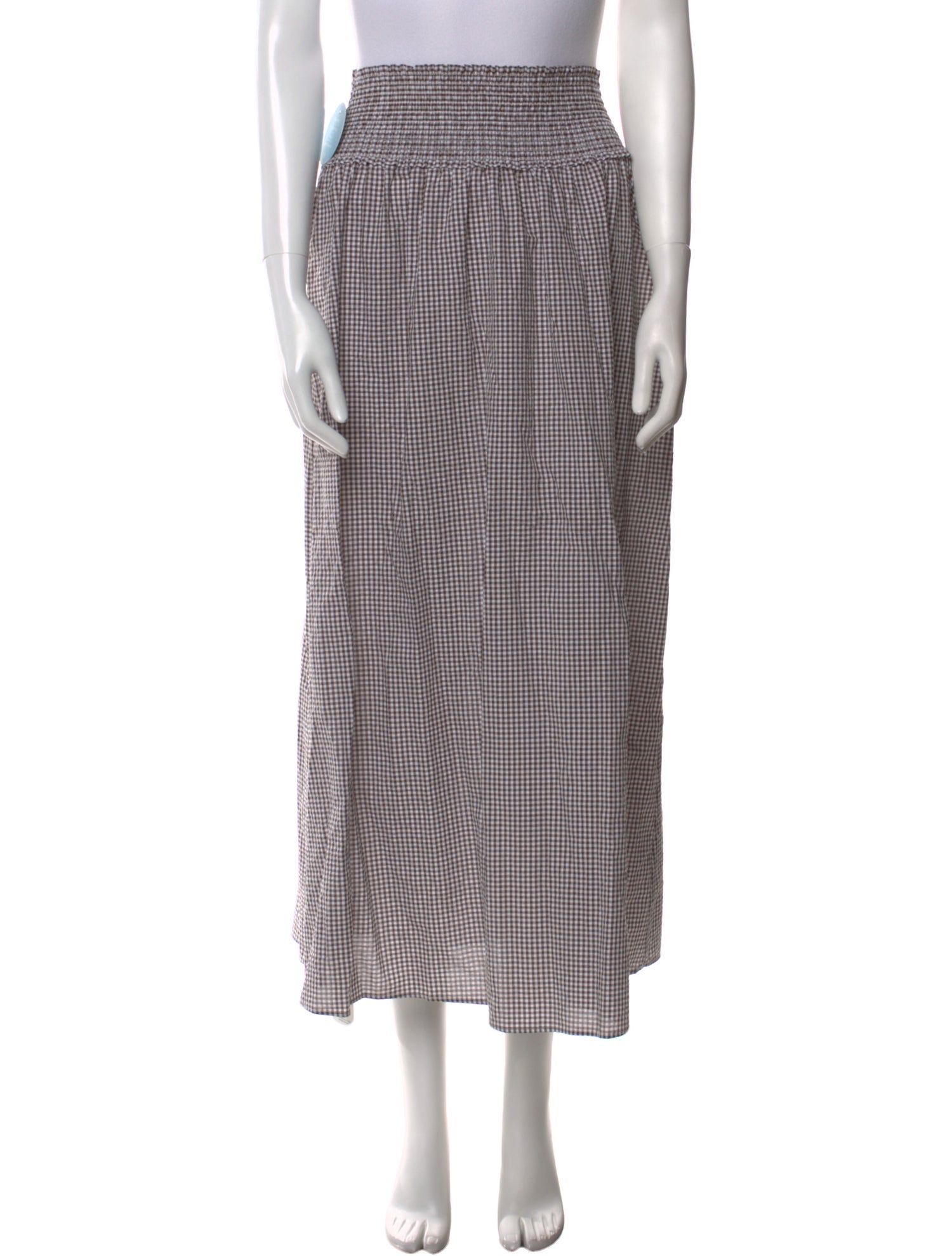 Hill House Home Plaid Print Midi Length Skirt w/ Tags