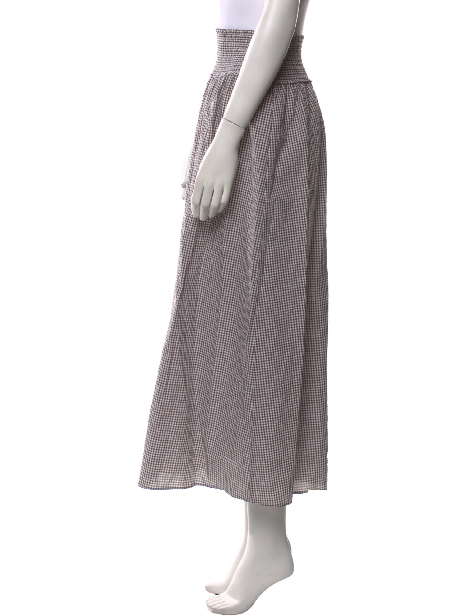 Hill House Home Plaid Print Midi Length Skirt w/ Tags