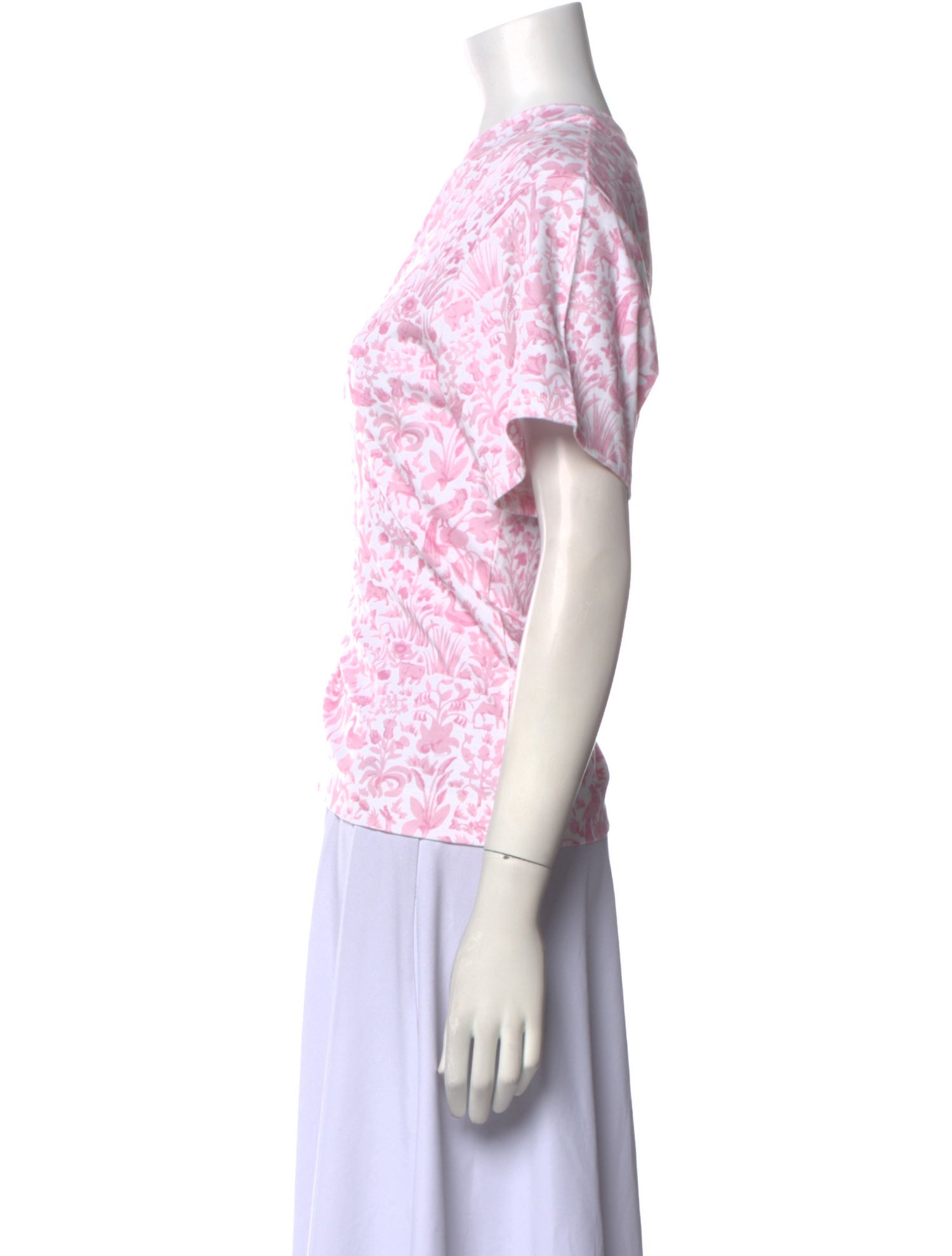 Hill House Home Floral Print Crew Neck T-Shirt w/ Tags