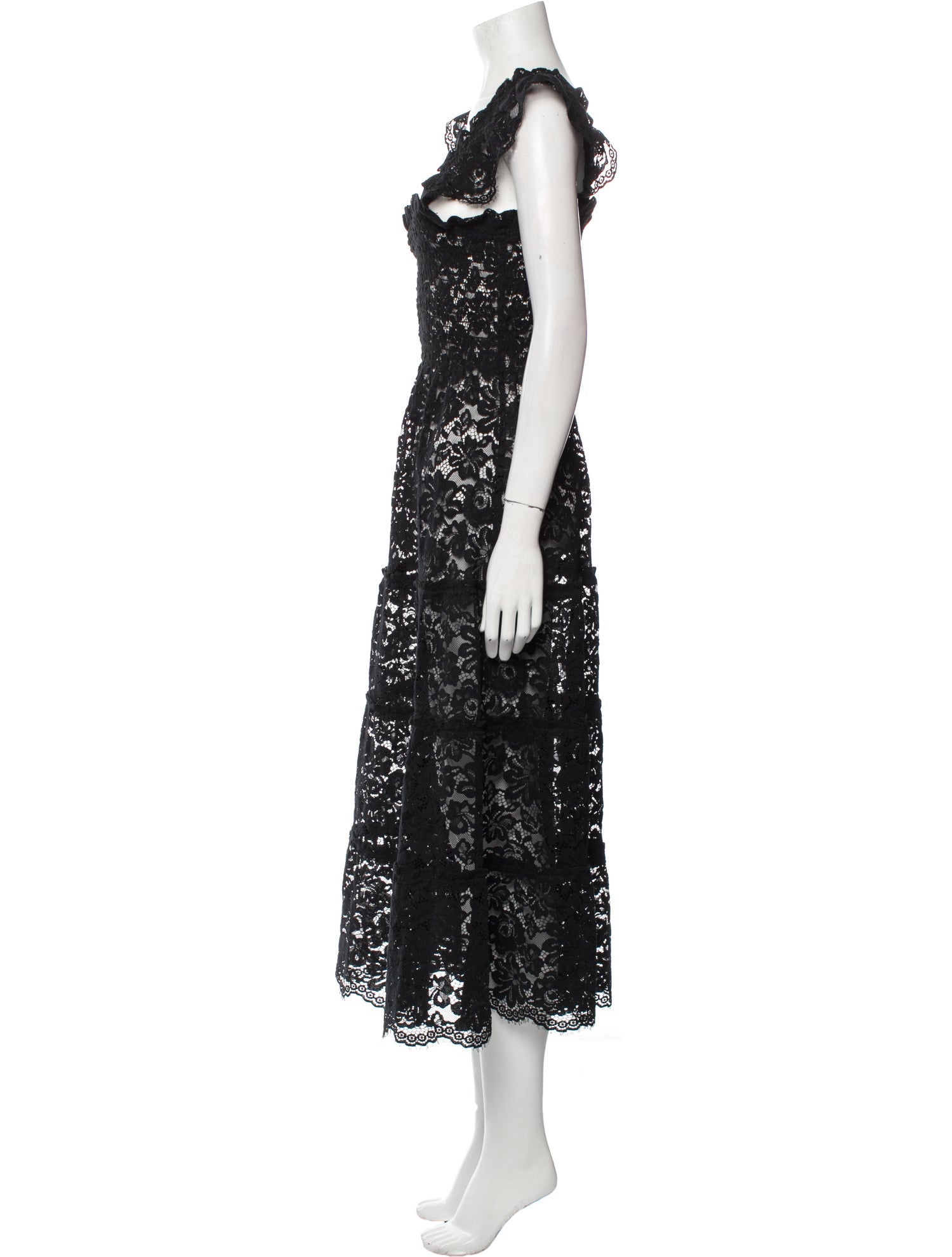 Hill House Home Lace Pattern Long Dress