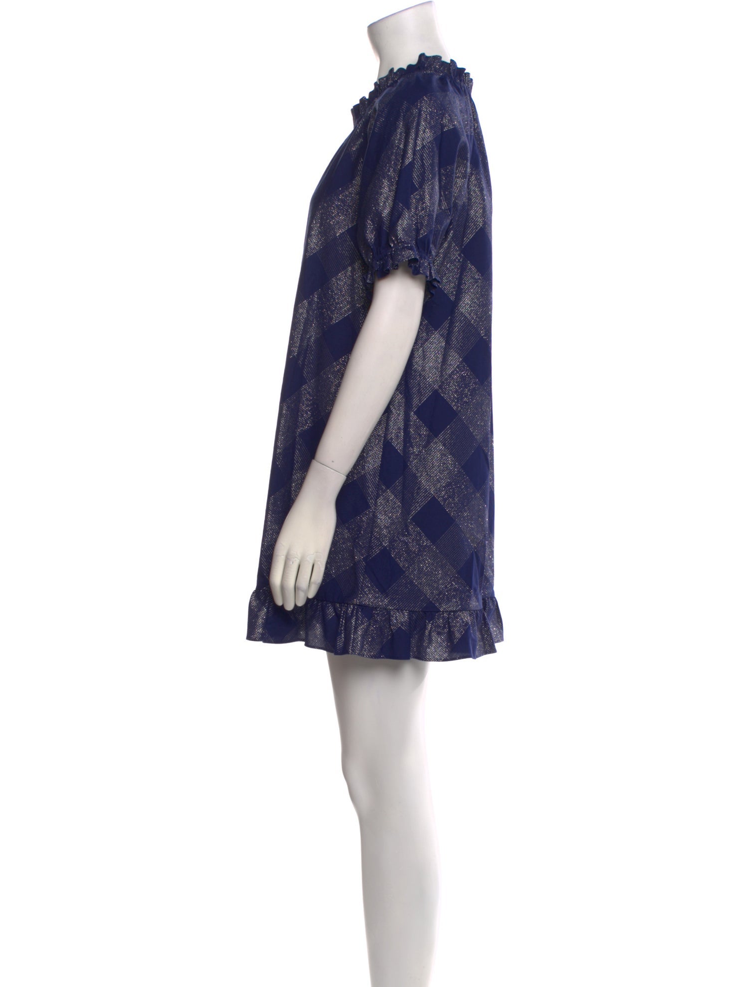 Hill House Home Plaid Print Mini Dress