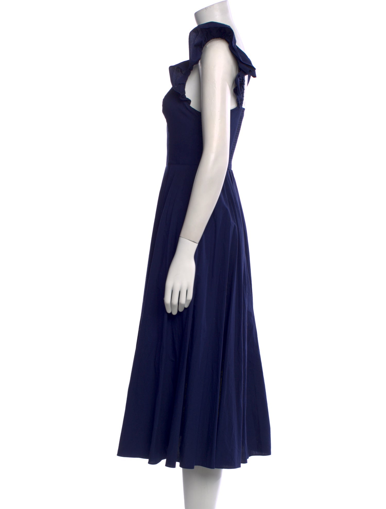 Hill House Home Square Neckline Midi Length Dress