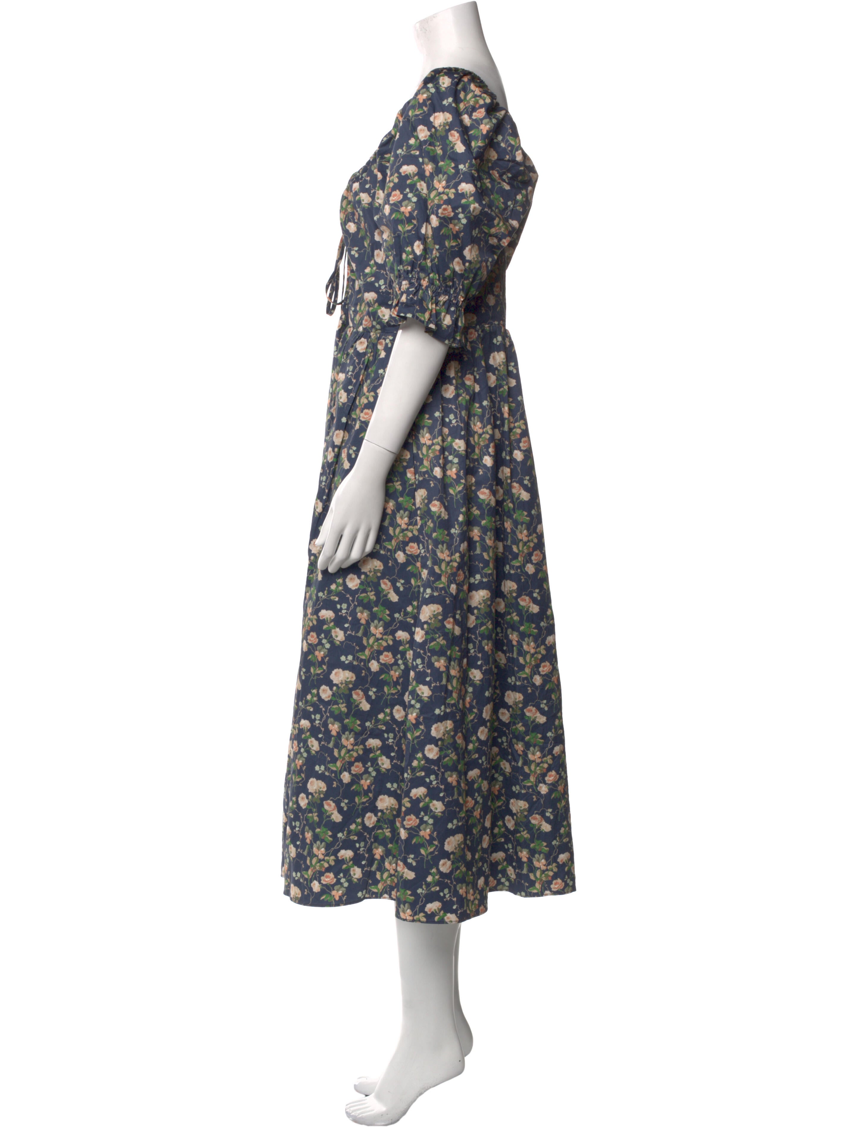 Hill House Home Floral Print Long Dress