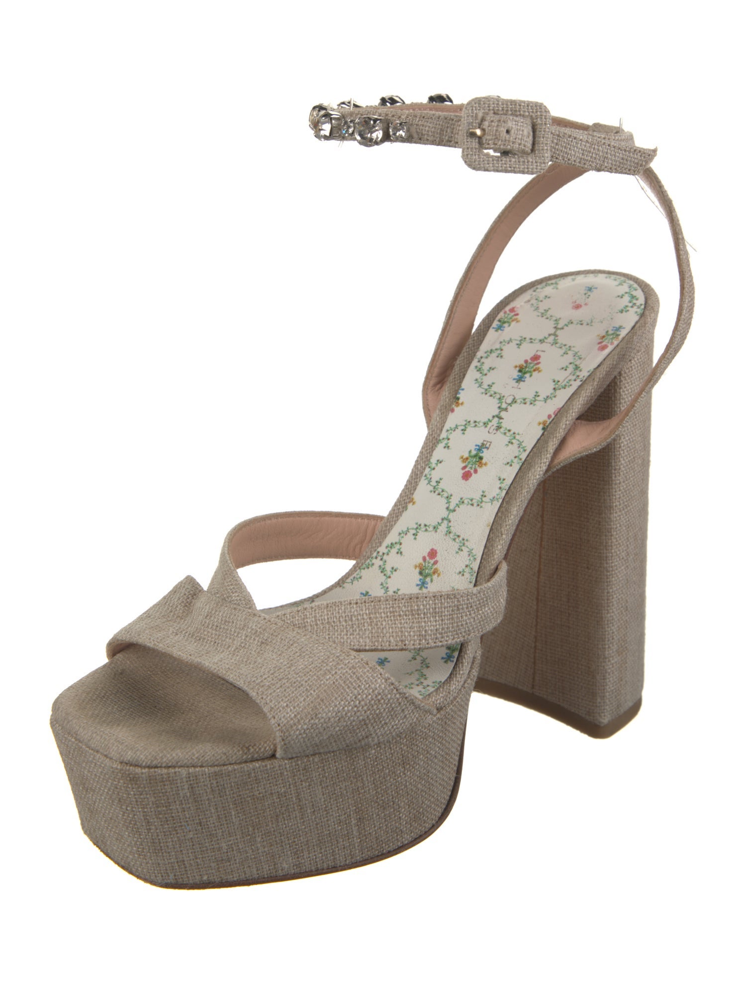 Hill House Home Crystal Embellishments Sandals