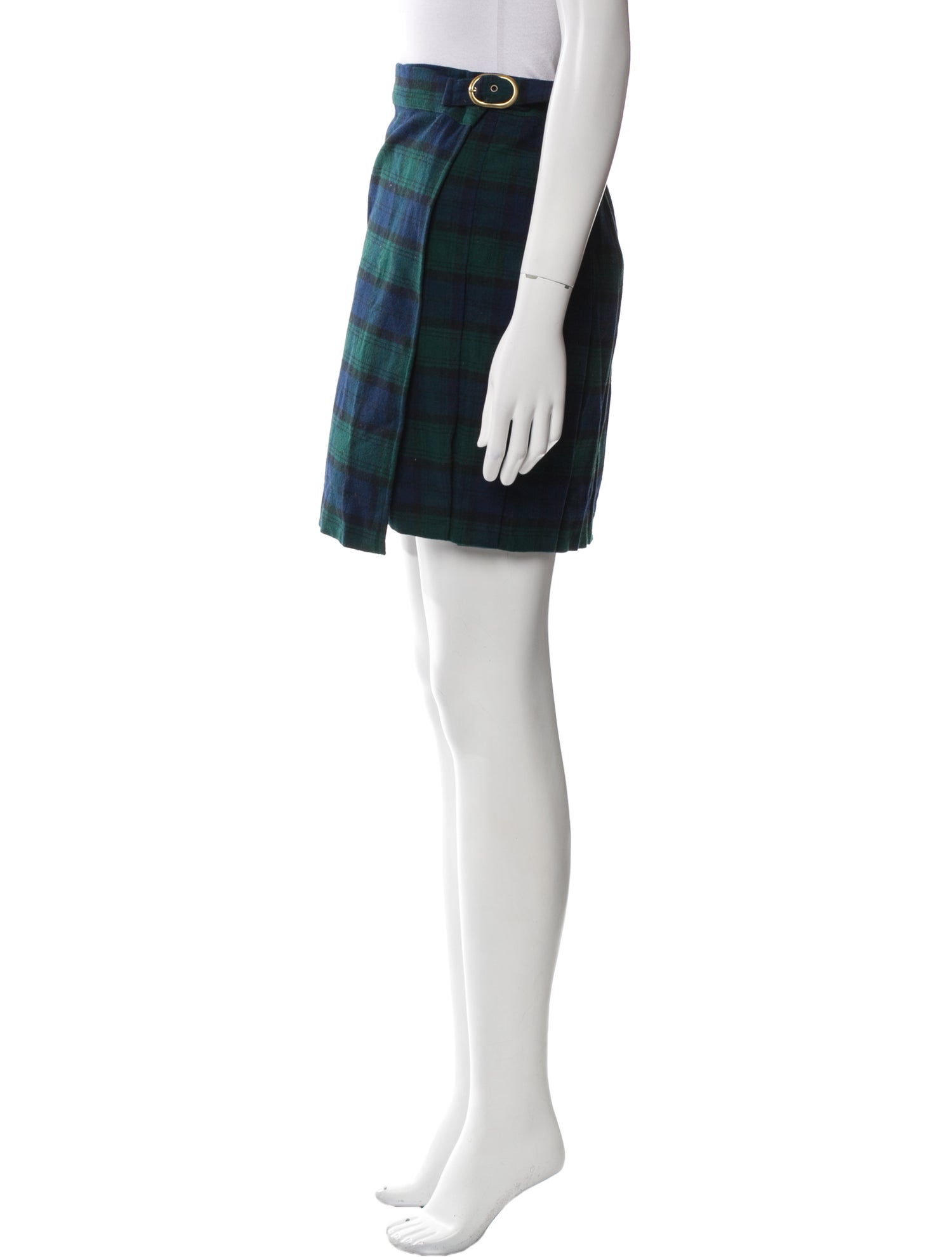 Hill House Home Plaid Print Knee-Length Skirt
