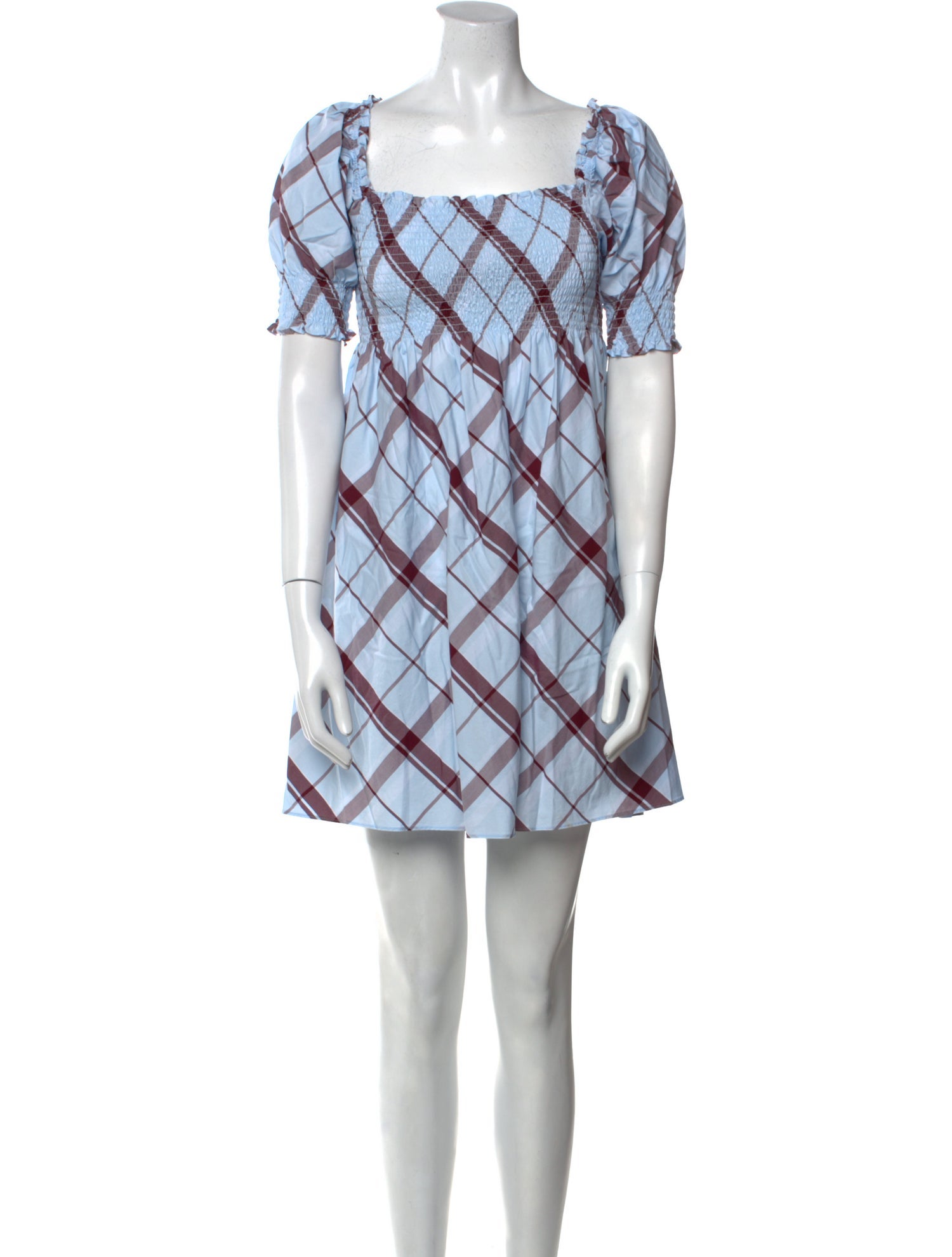 Hill House Home Plaid Print Mini Dress