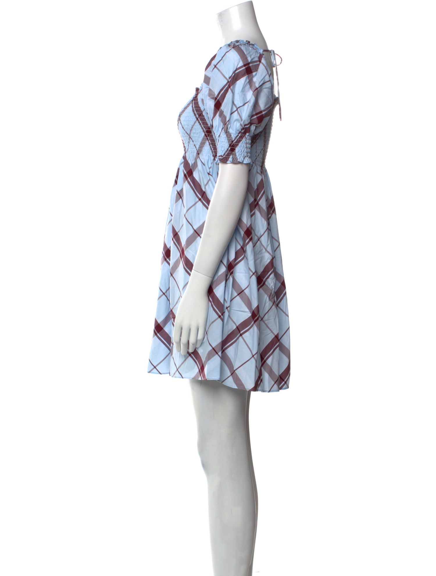 Hill House Home Plaid Print Mini Dress