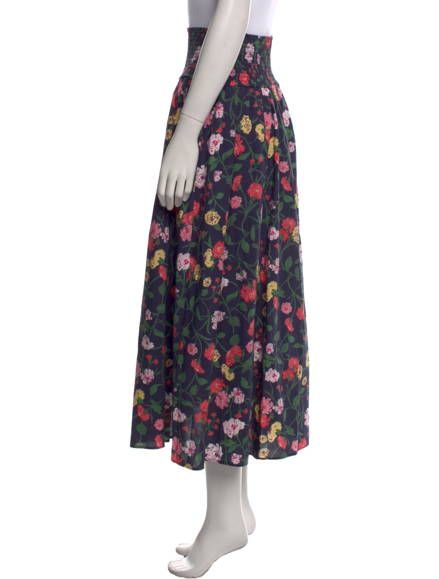 Hill House Home Floral Print Midi Length Skirt